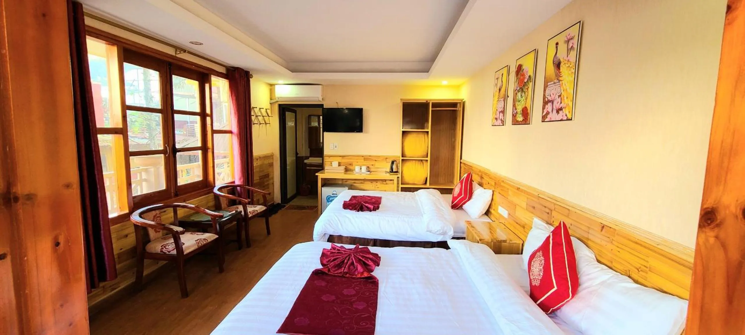 Bed in Dang Khoa Homestay