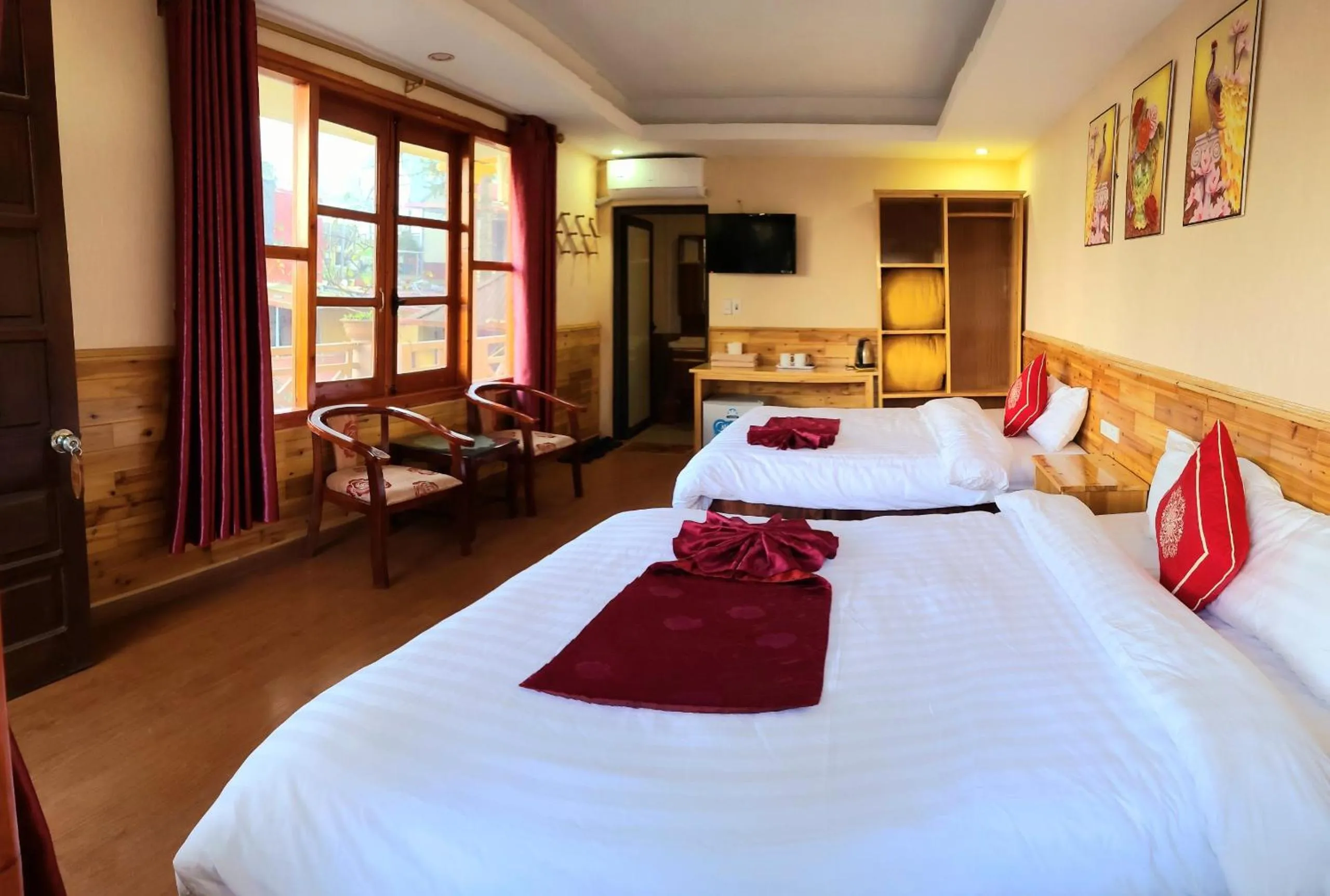 Bed in Dang Khoa Homestay