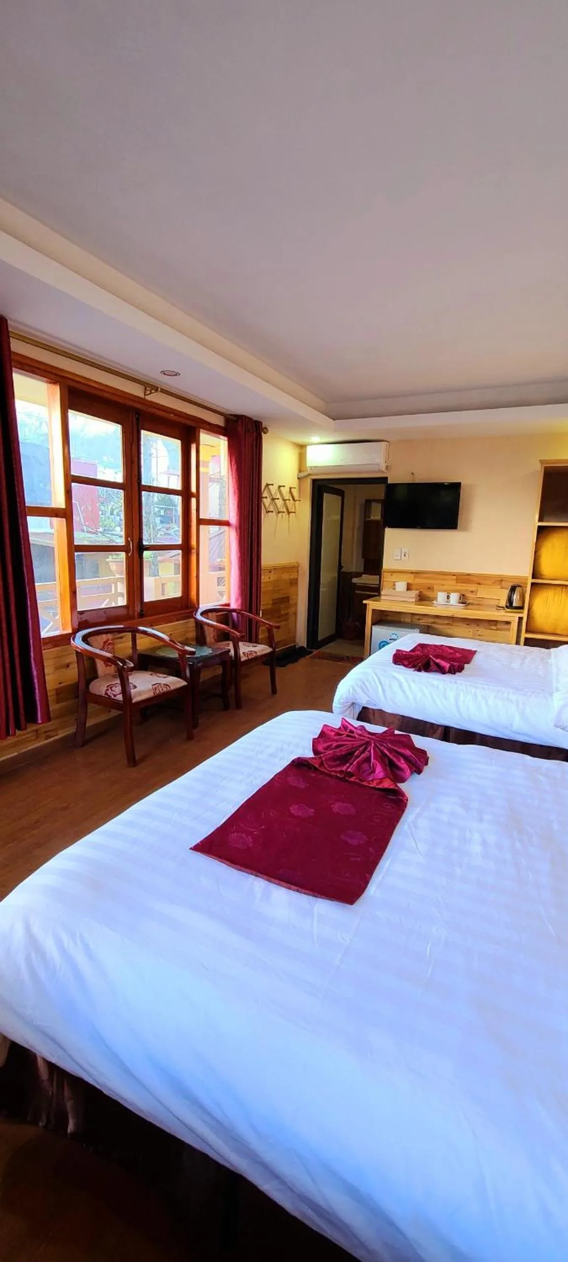 Bed in Dang Khoa Homestay