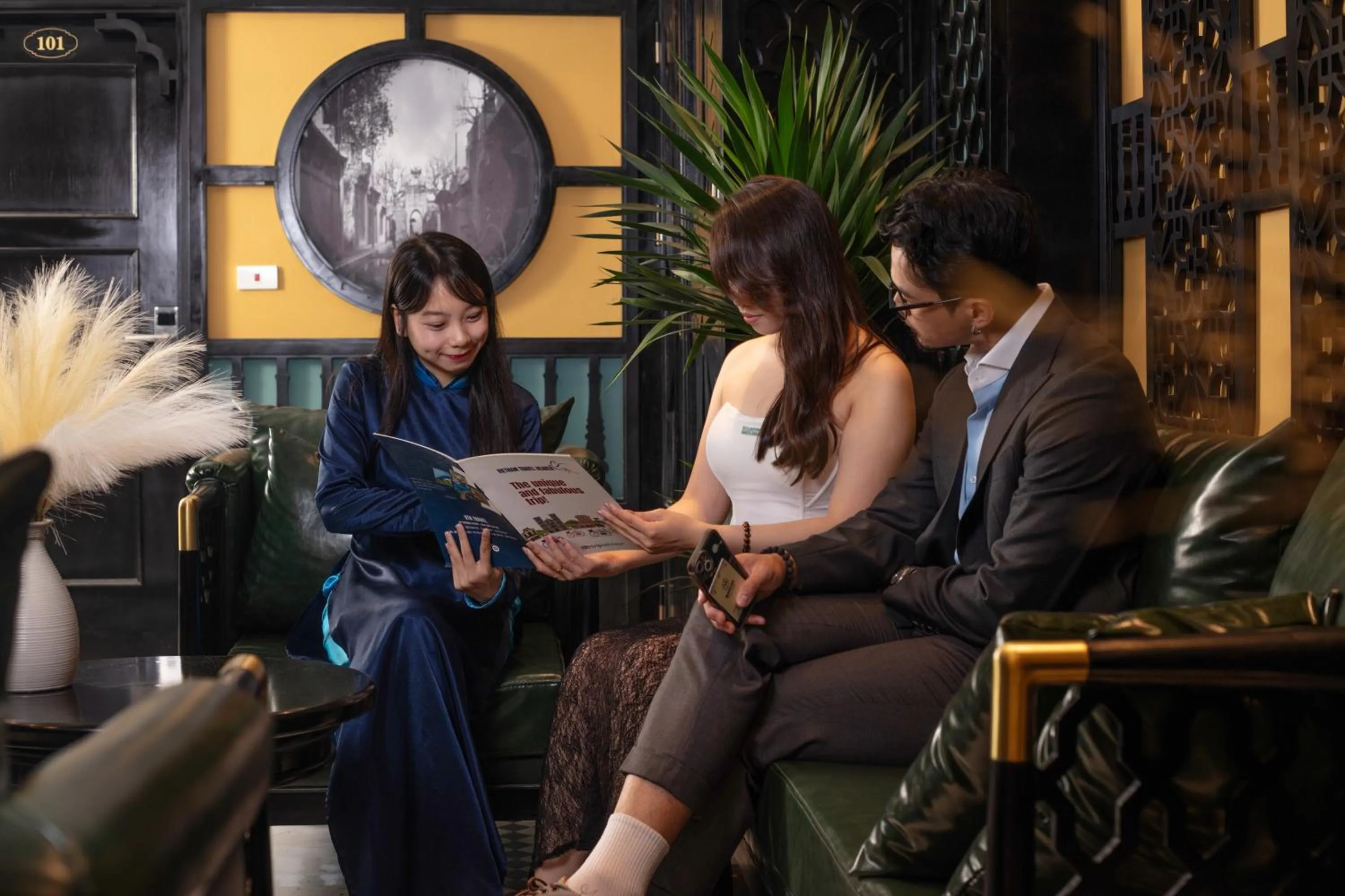 Seating area in Madelise Grand Hotel