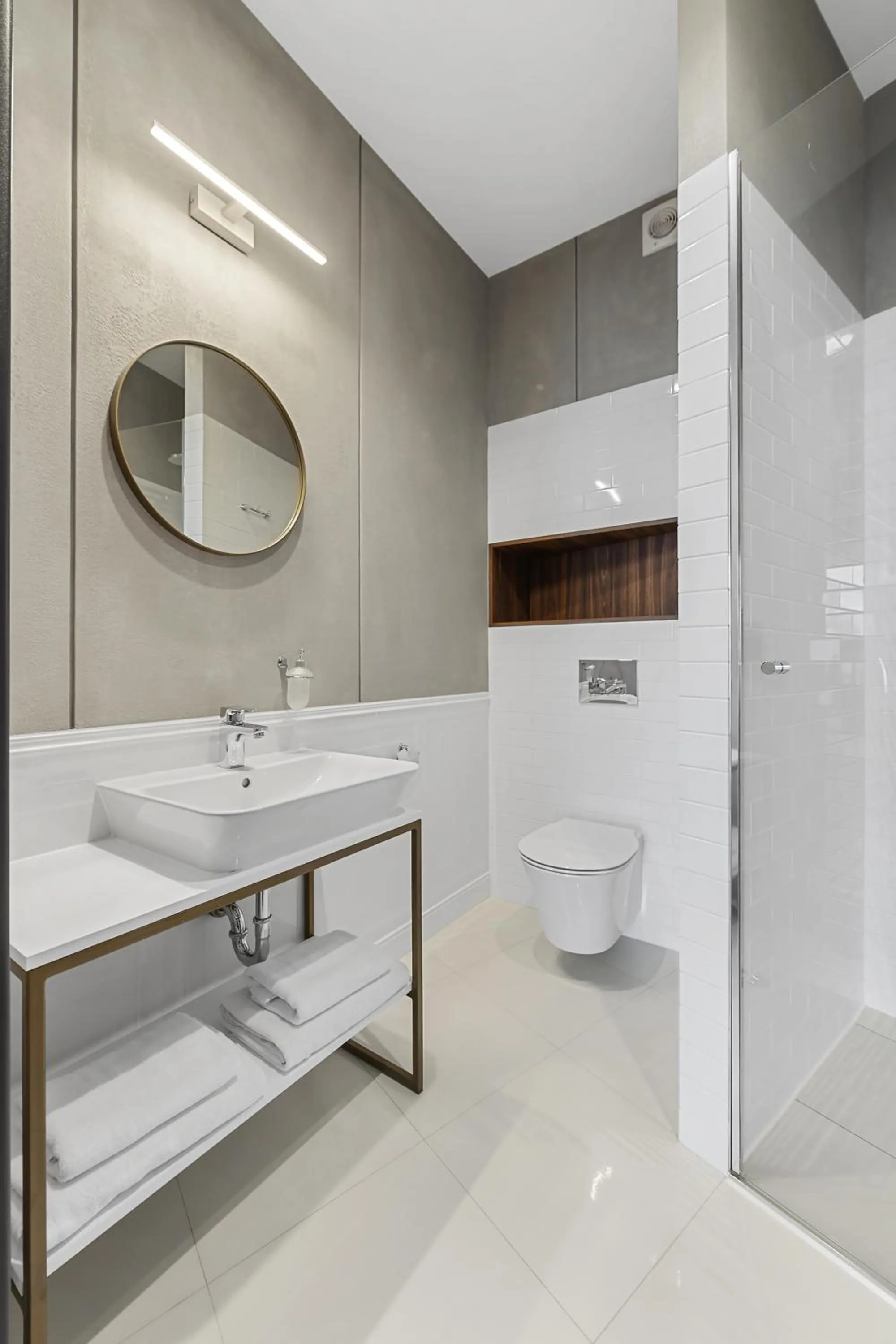 Bathroom in Aparthotel Krzywa Kamienica