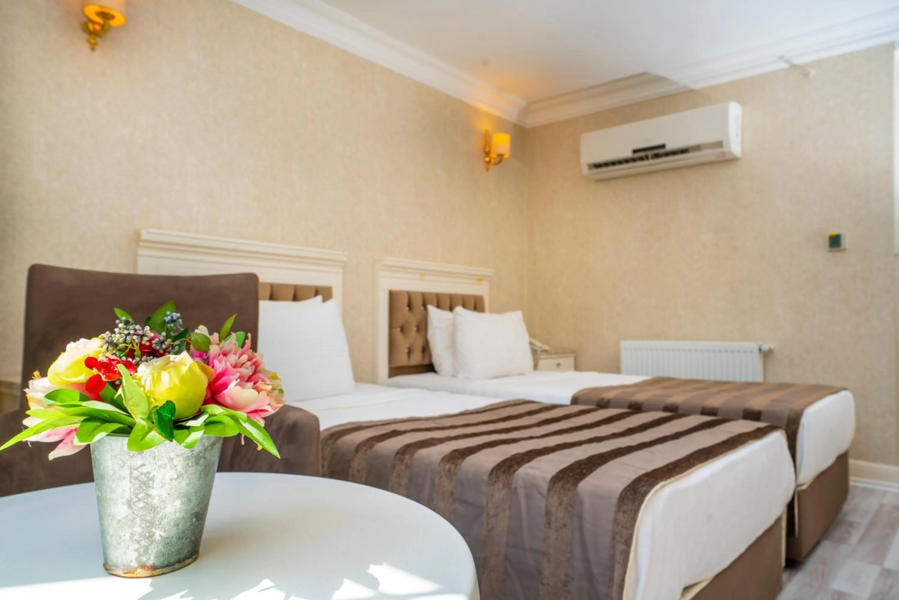 Bed in Topkapi Old City Kensington Hotel Ottoman Heritage