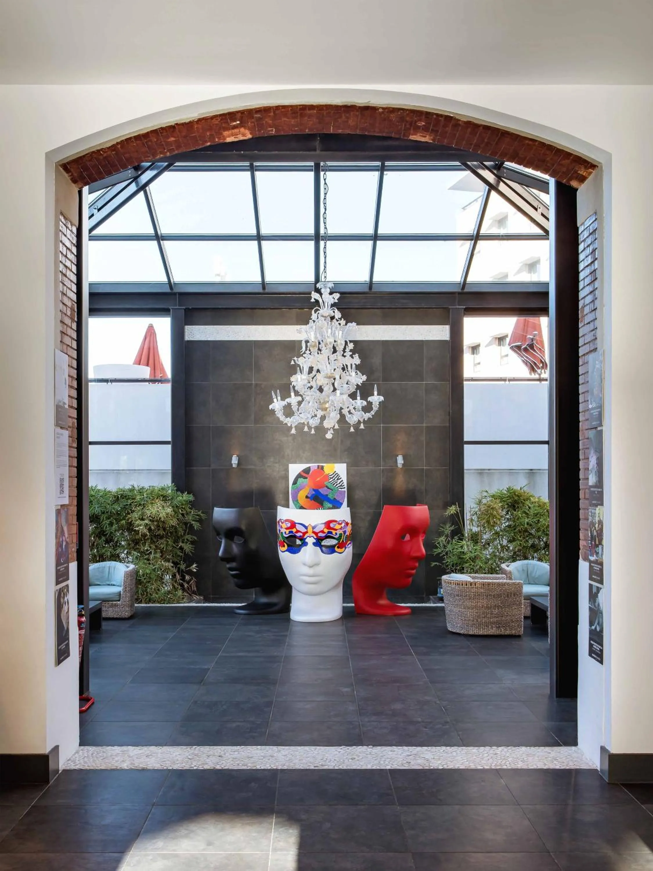 Lobby or reception in New Hotel of Marseille - Vieux Port