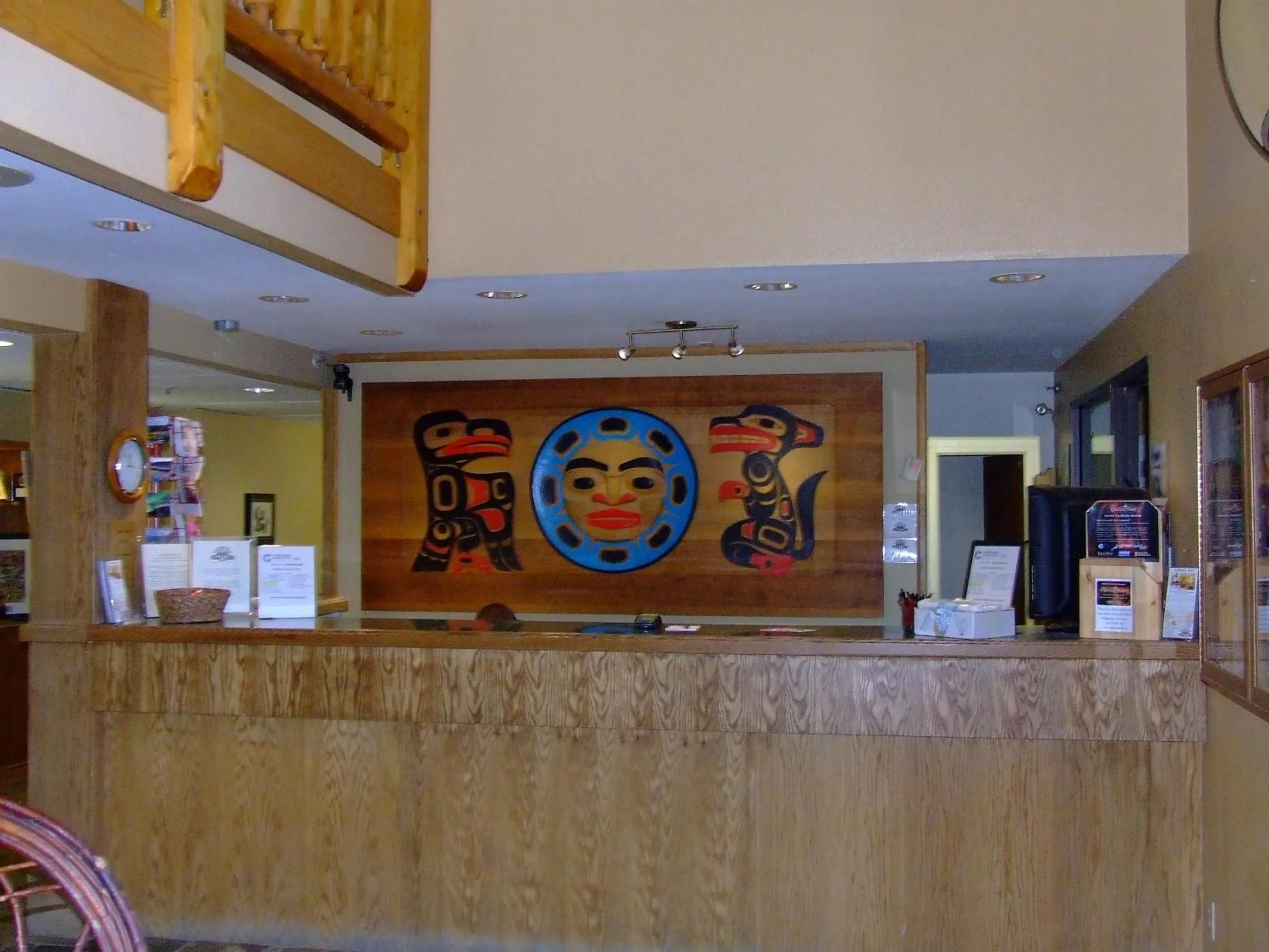 Lobby or reception in The Yukon Inn