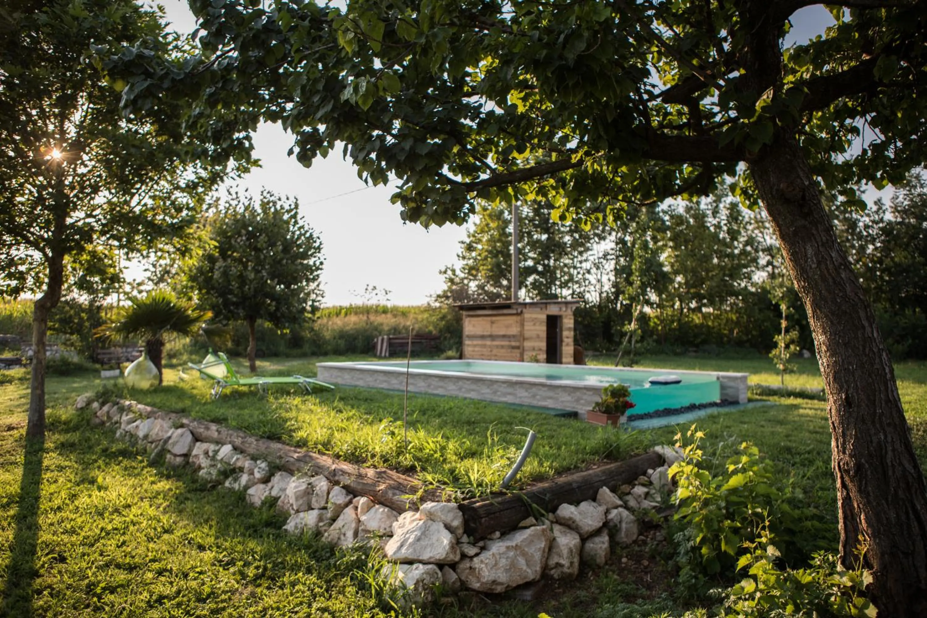 Swimming pool in B&B Casa Campagnari
