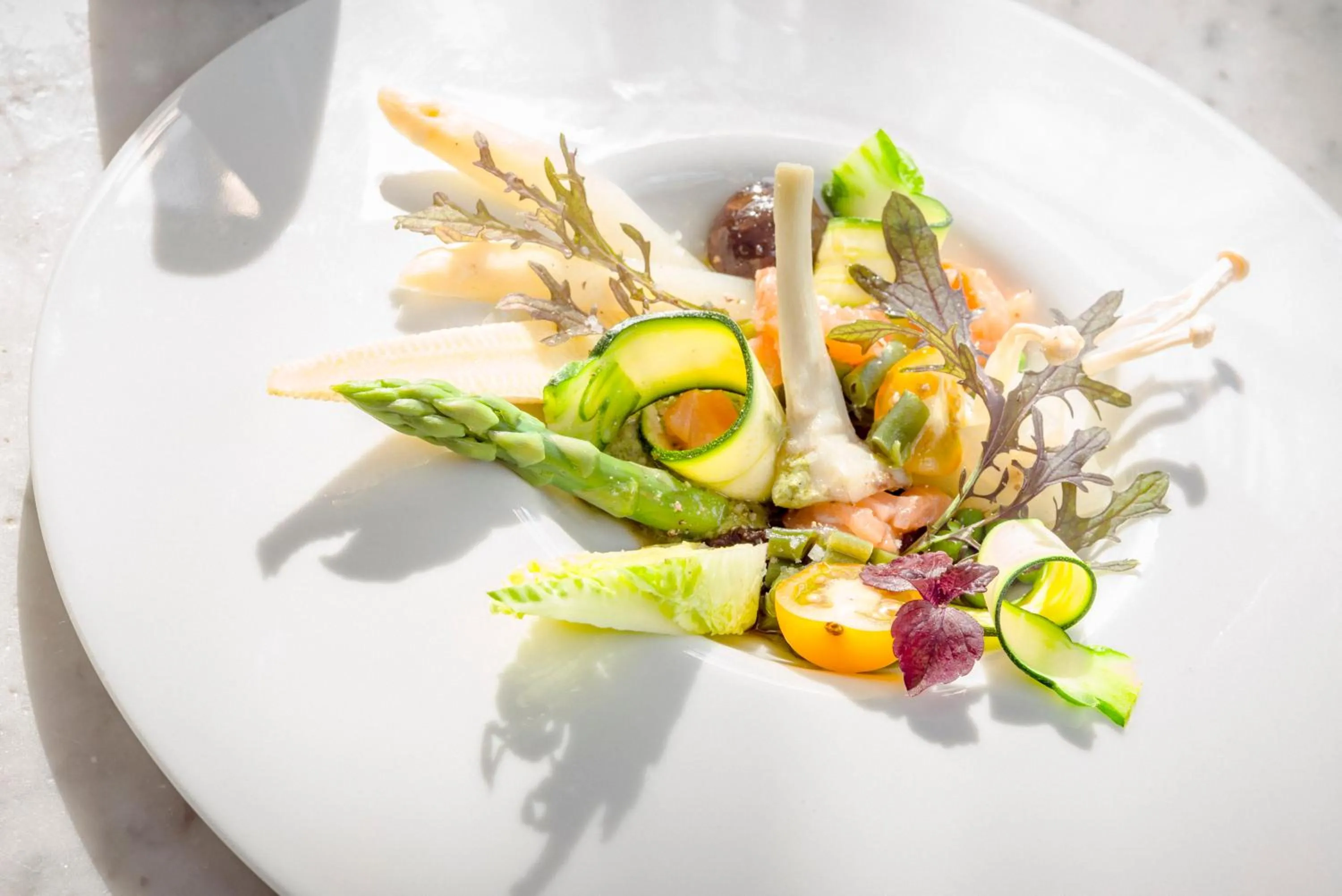 Food close-up in The Originals Boutique, Hôtel Auberge du Forgeron, Lille Sud