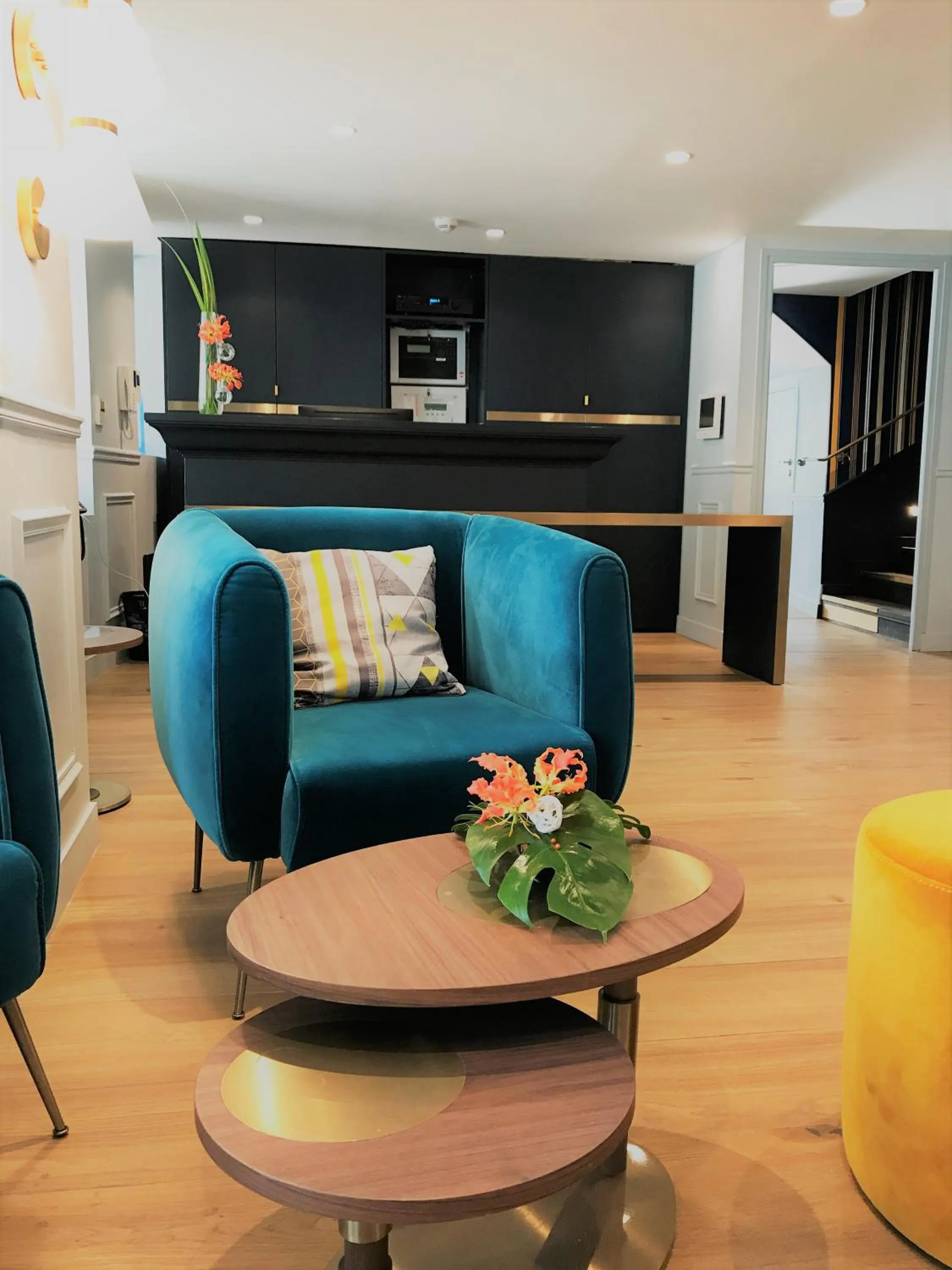 Lobby or reception in Hôtel du Cheval Blanc - Paris Marne La Vallée