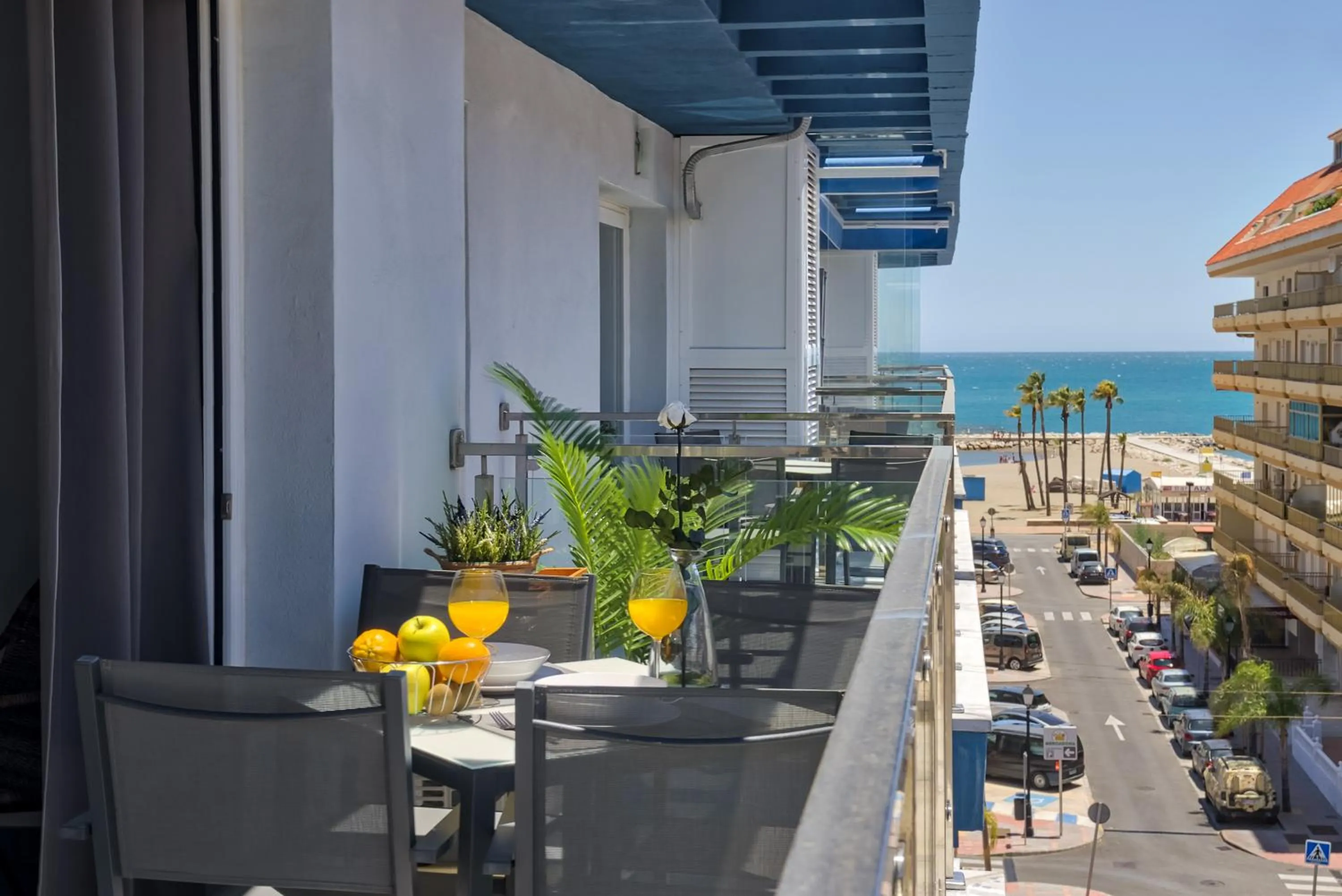 Balcony/Terrace in Sur Suites La Dorada, centricos soleados a pocos metros de la Playa y con Parking Opcional