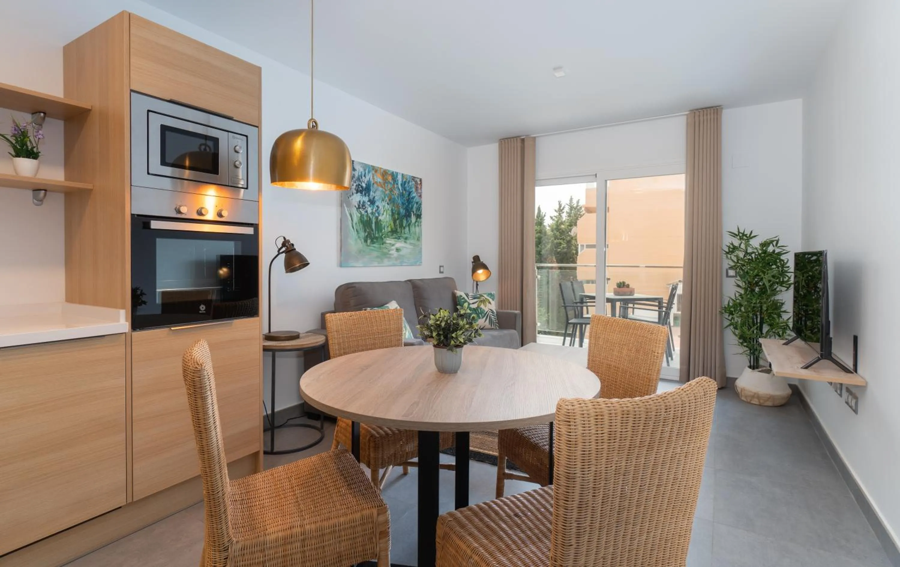 Seating area in Sur Suites La Dorada, centricos soleados a pocos metros de la Playa y con Parking Opcional