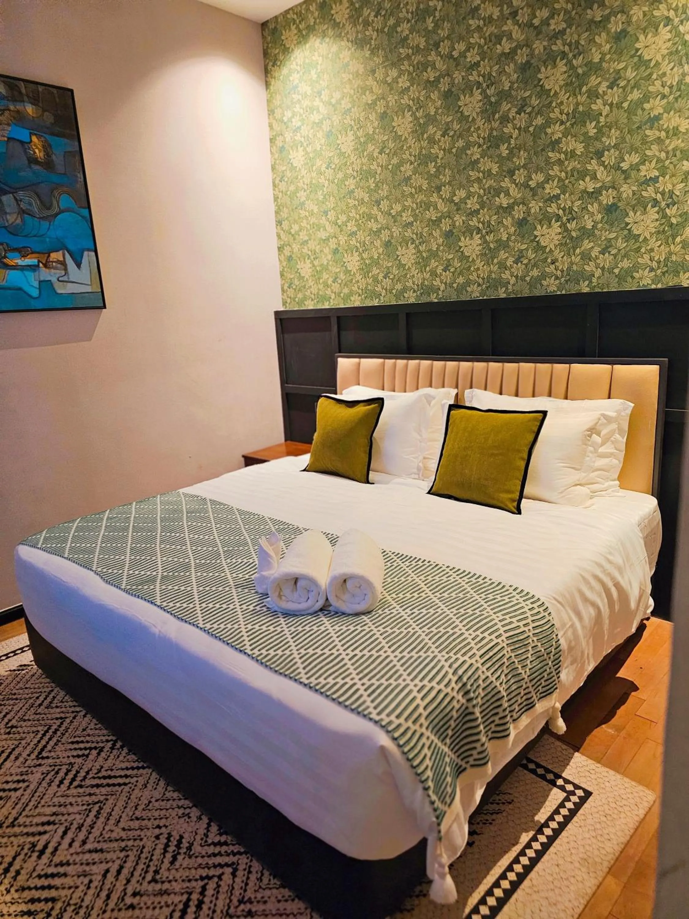 Bed in Carnarvon Suites