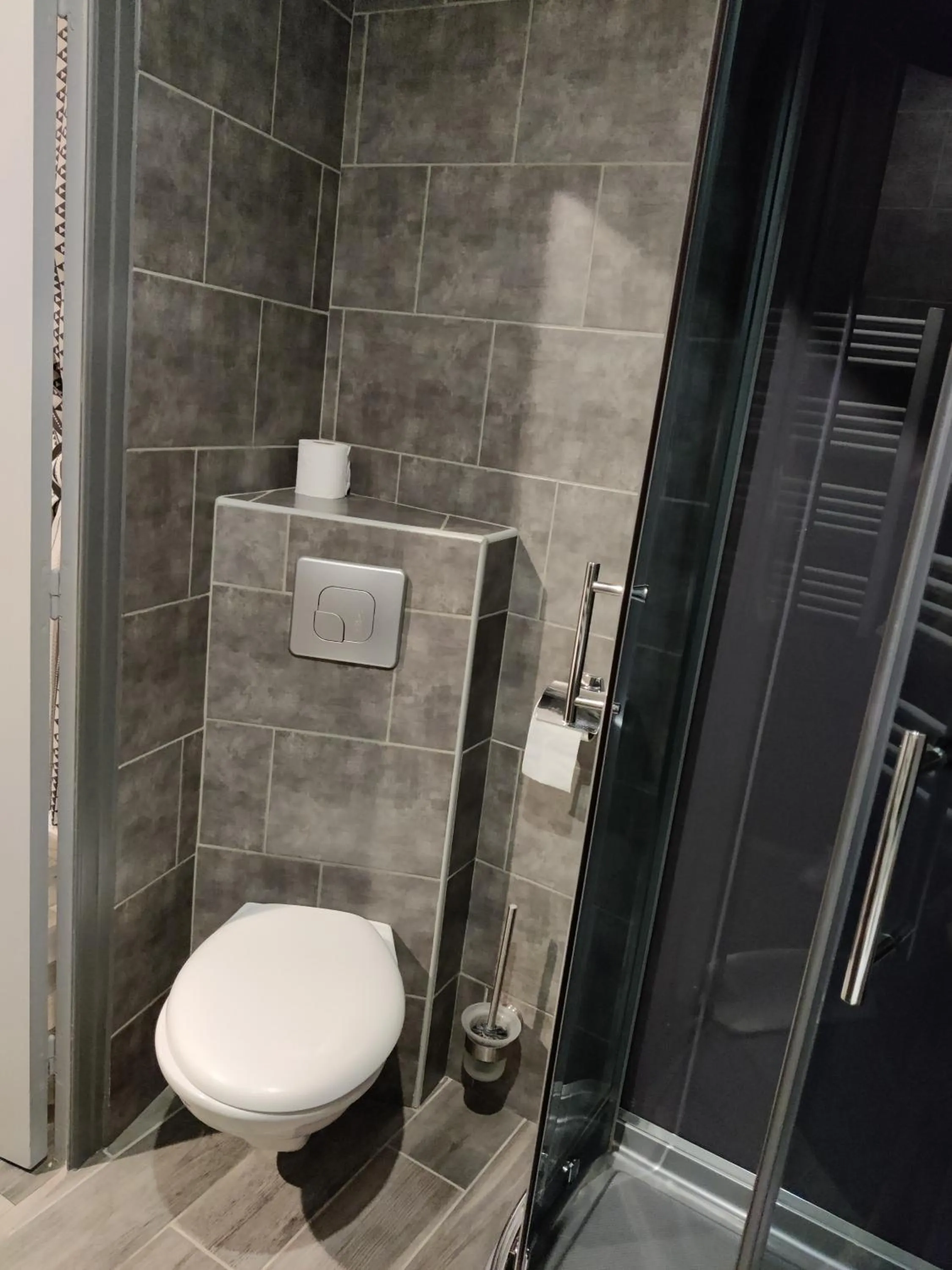 Bathroom in Hotel Les Voyageurs - Vogüé