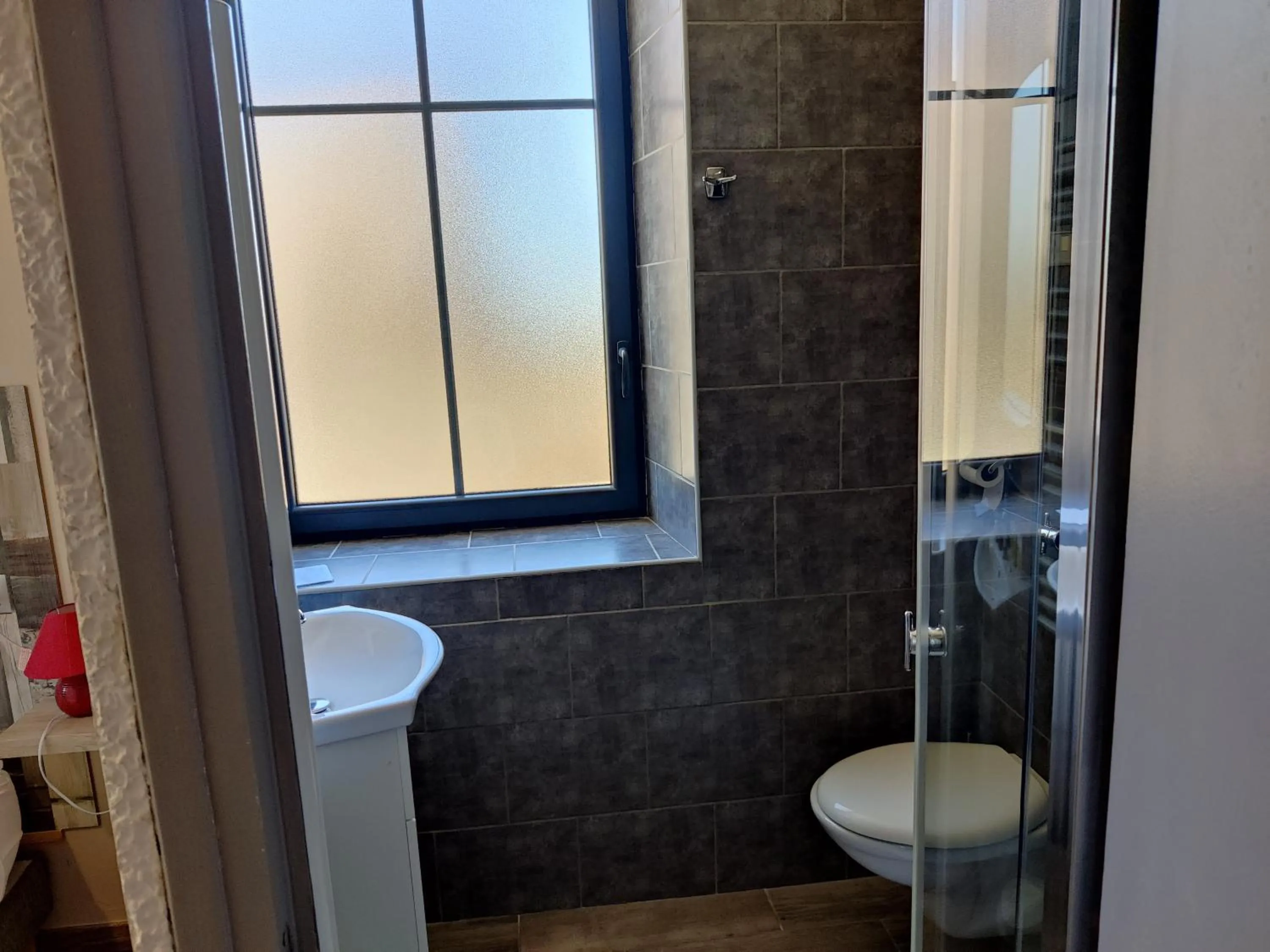 Bathroom in Hotel Les Voyageurs - Vogüé