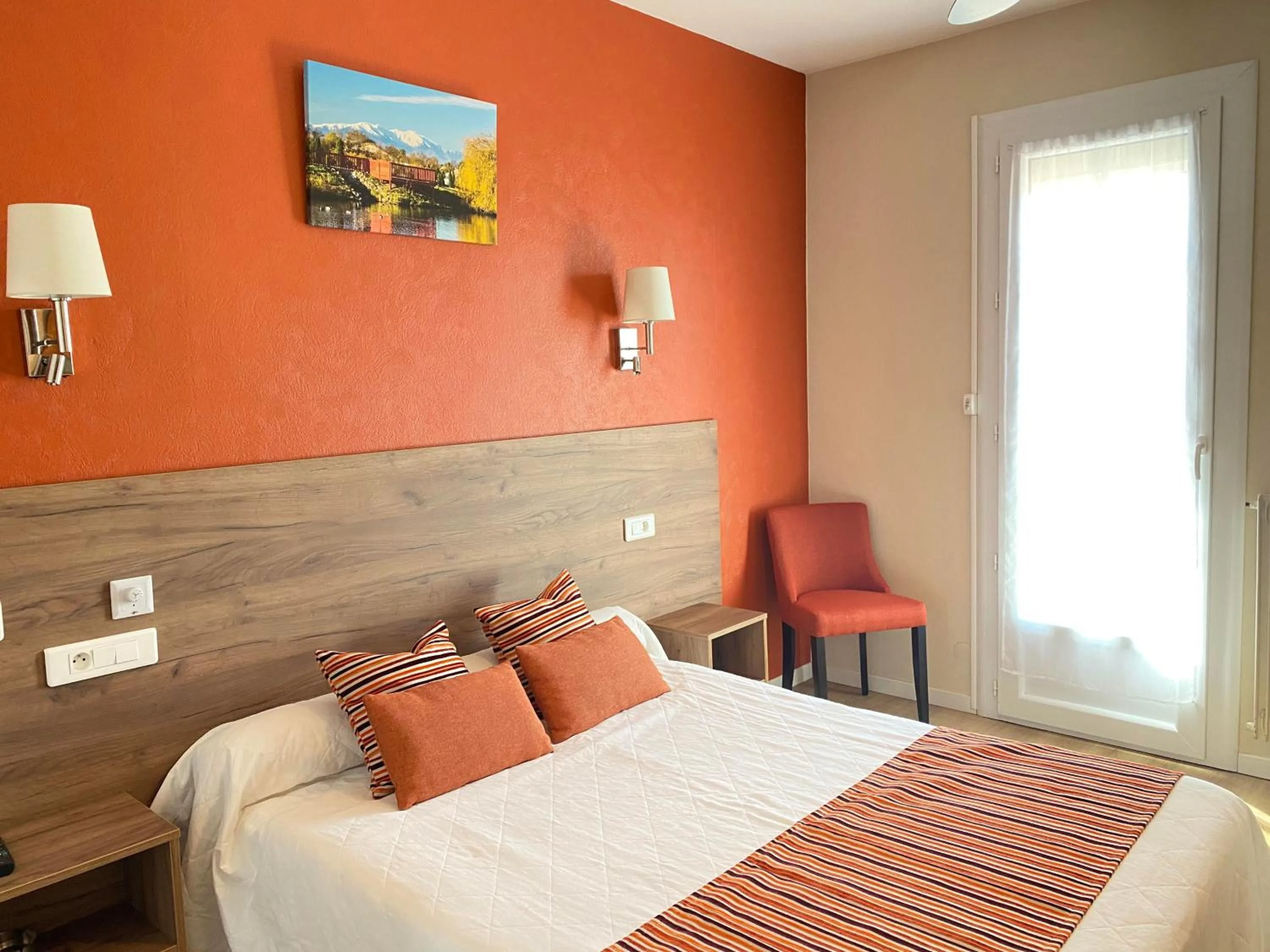 Bed in Hôtel Le Belvedere