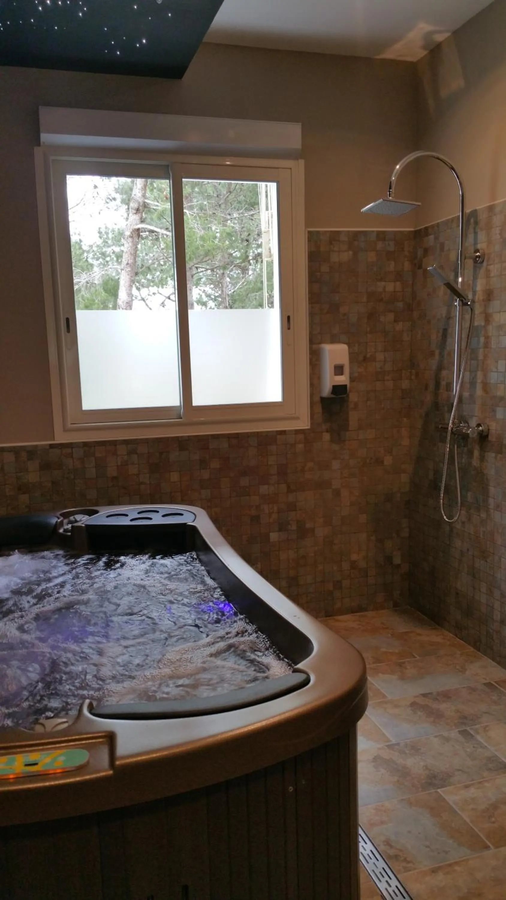 Hot Tub in Hôtel Le Belvedere