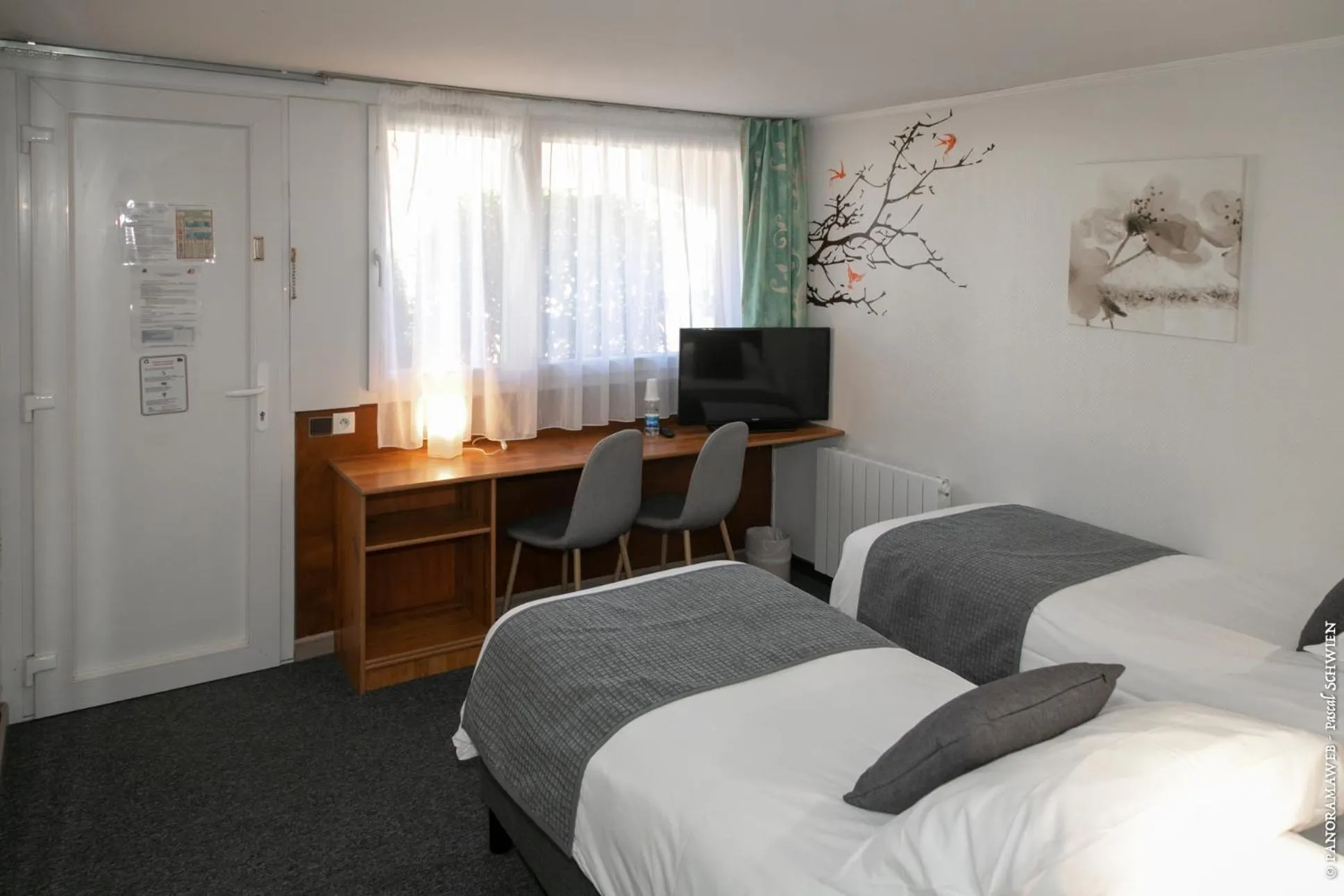 Bed in Hôtel Restaurant Au Relais D'Alsace