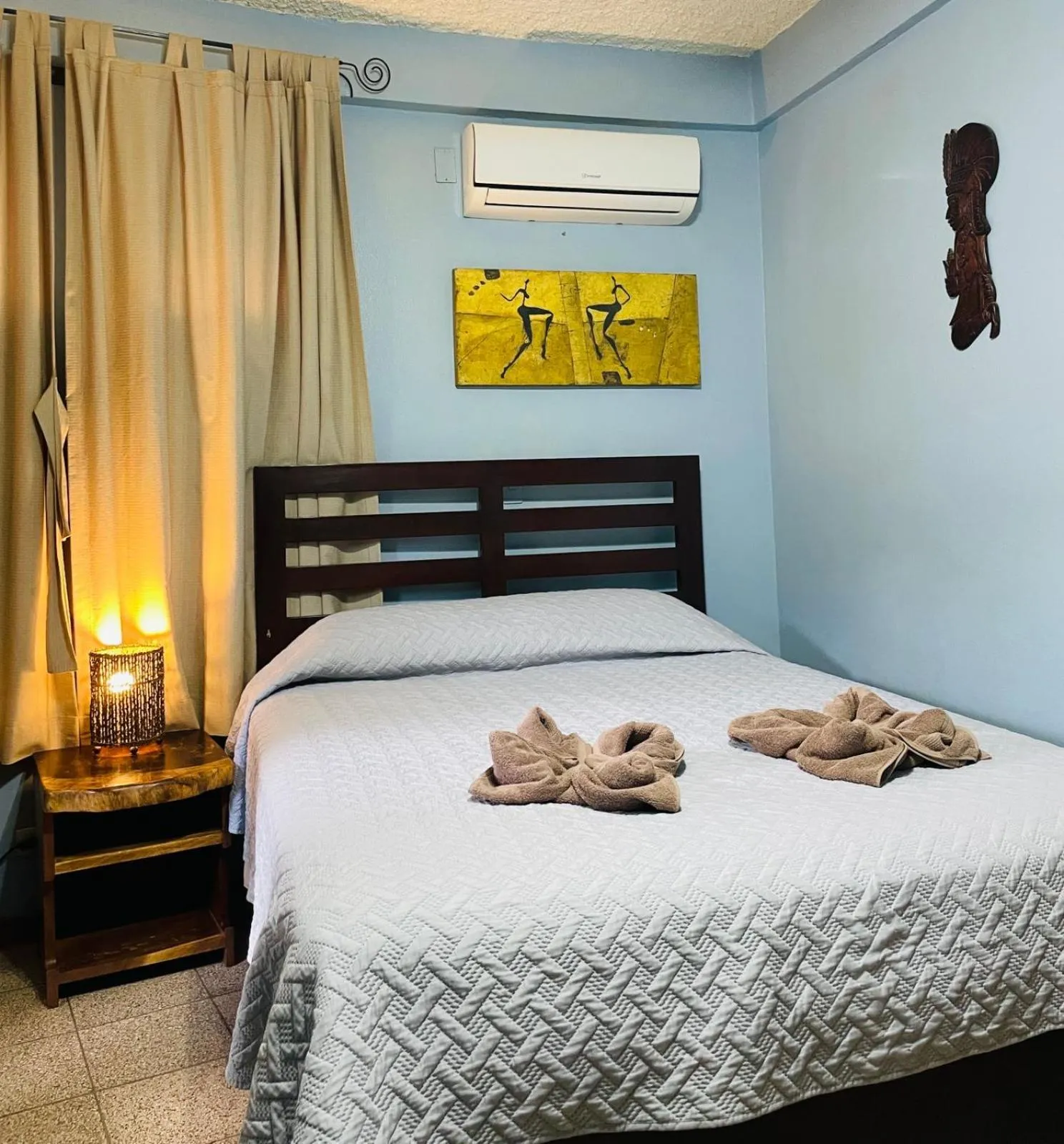 Bed in Hotel Boruca Tamarindo