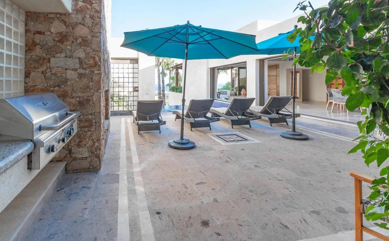 Contemporary Villa with 2 Pools, Walking Distance to Beach and Butler Included