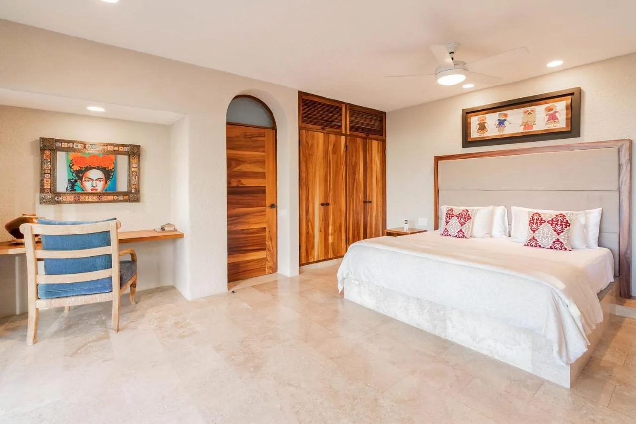 Contemporary Villa with 2 Pools, Walking Distance to Beach and Butler Included