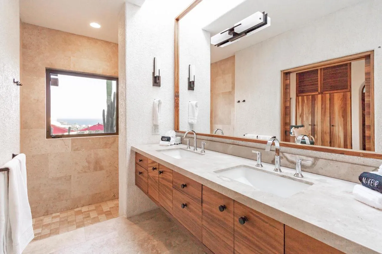 Contemporary Villa with 2 Pools, Walking Distance to Beach and Butler Included