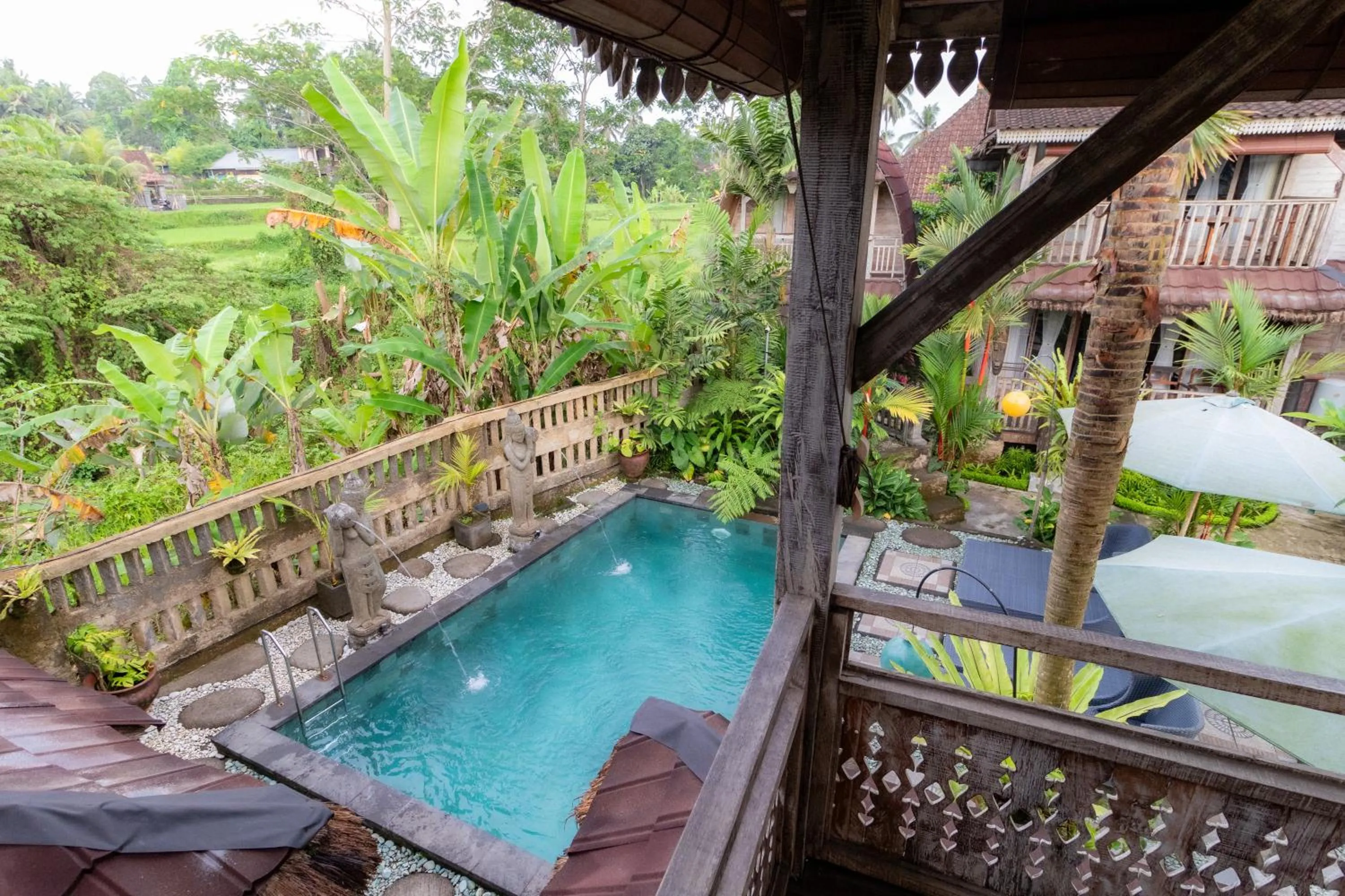 Balcony/Terrace in Royal JJ Ubud Resort & Spa