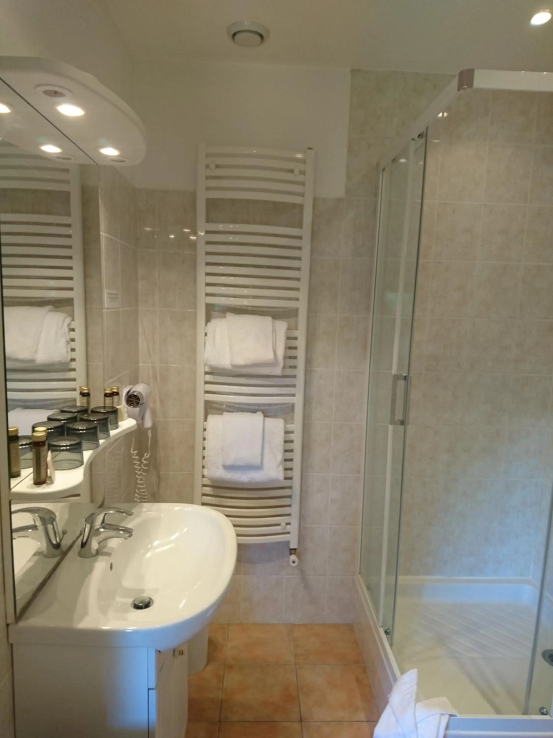 Bathroom in Logis Hotel Villa Marjane