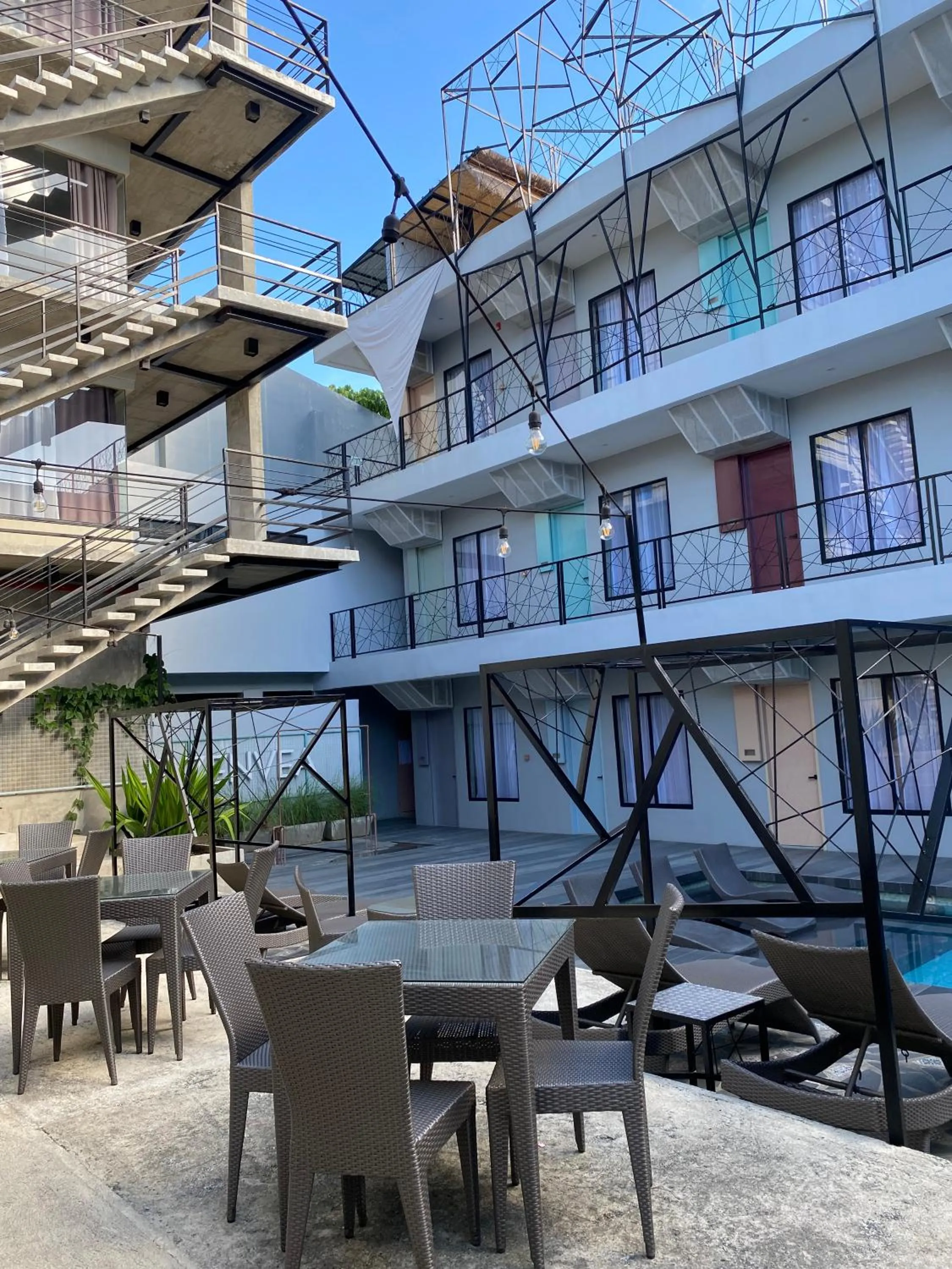 Pool view in Zenvea Hotel