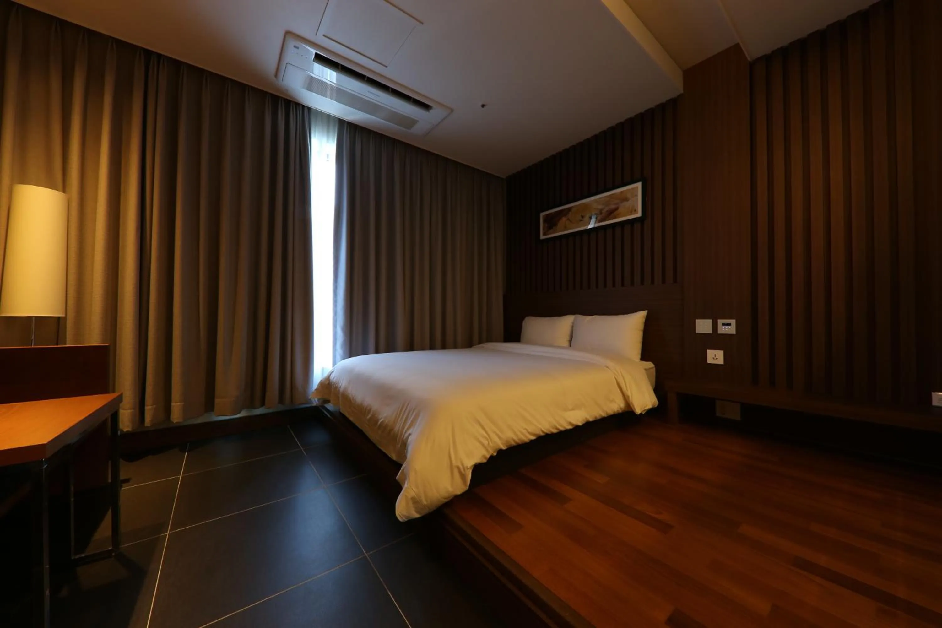 Bed in Sejong City Osong Hotel