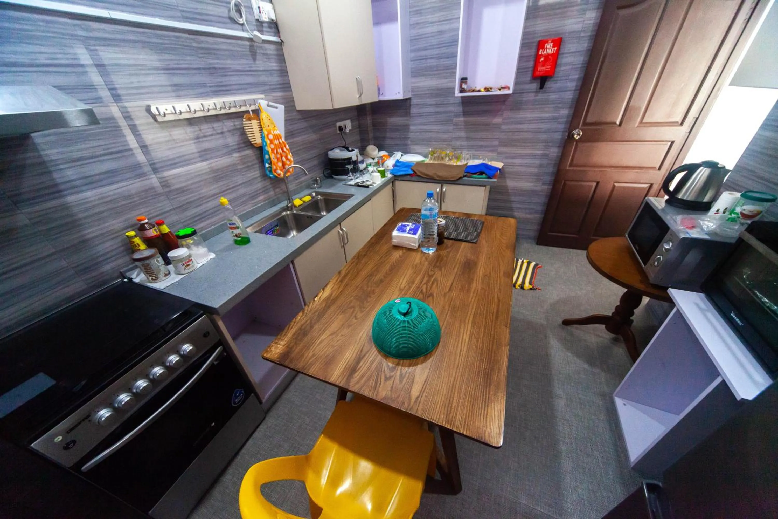 Kitchen or kitchenette in Dhangethi INN