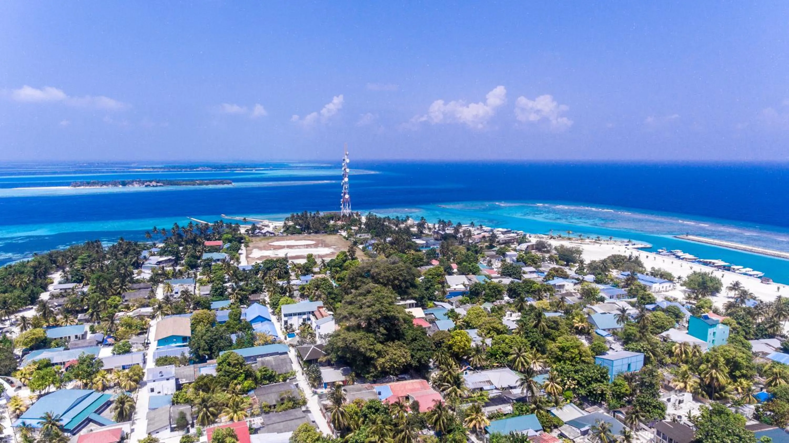 Bird's eye view in Dhangethi INN