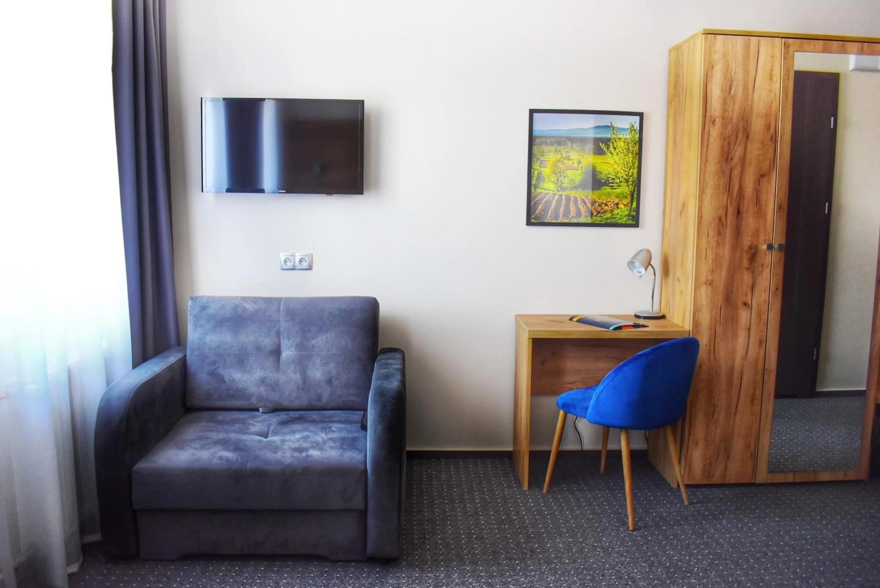 Seating area in S7 Hotel