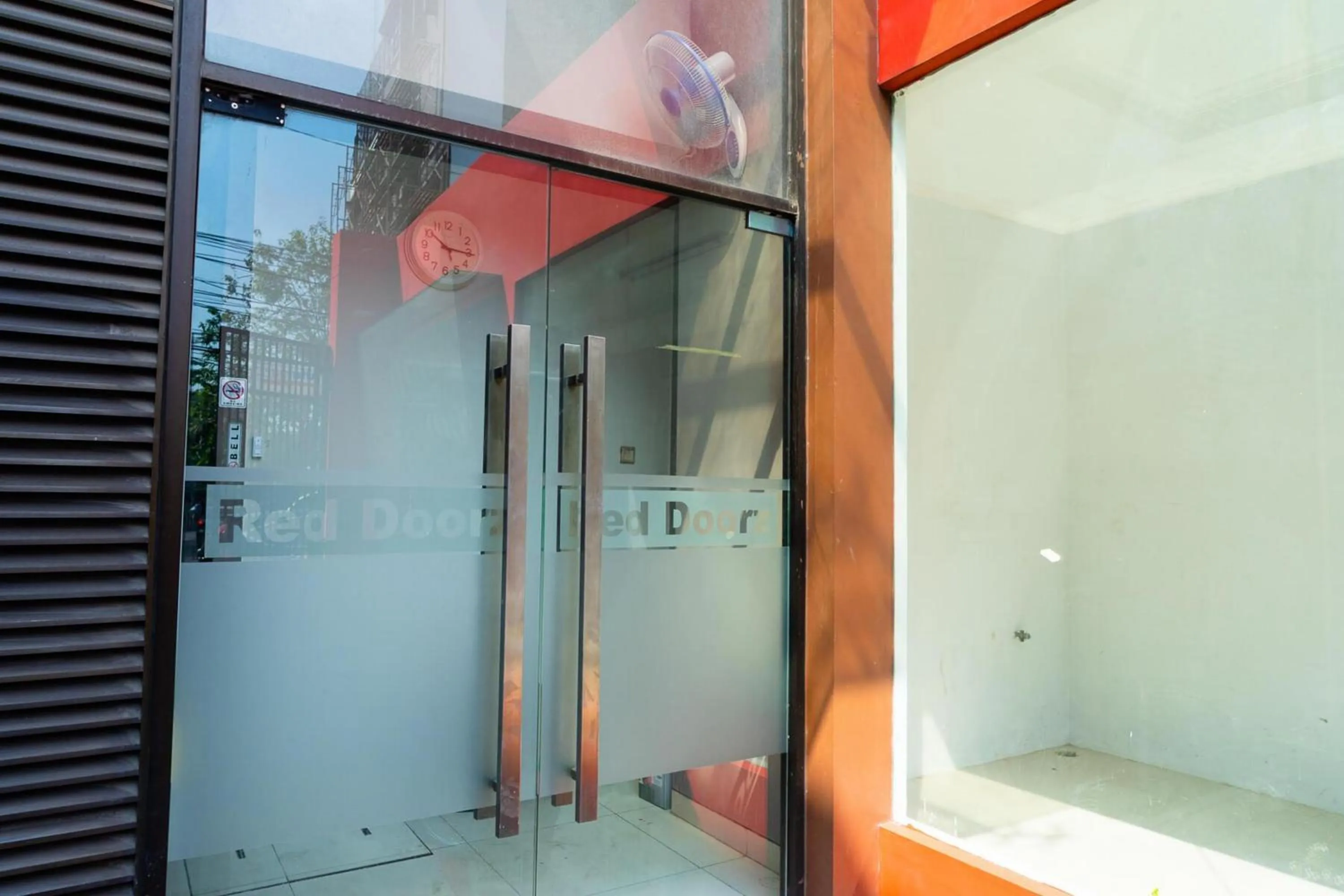 Facade/entrance in RedDoorz Plus @ Sawah Besar