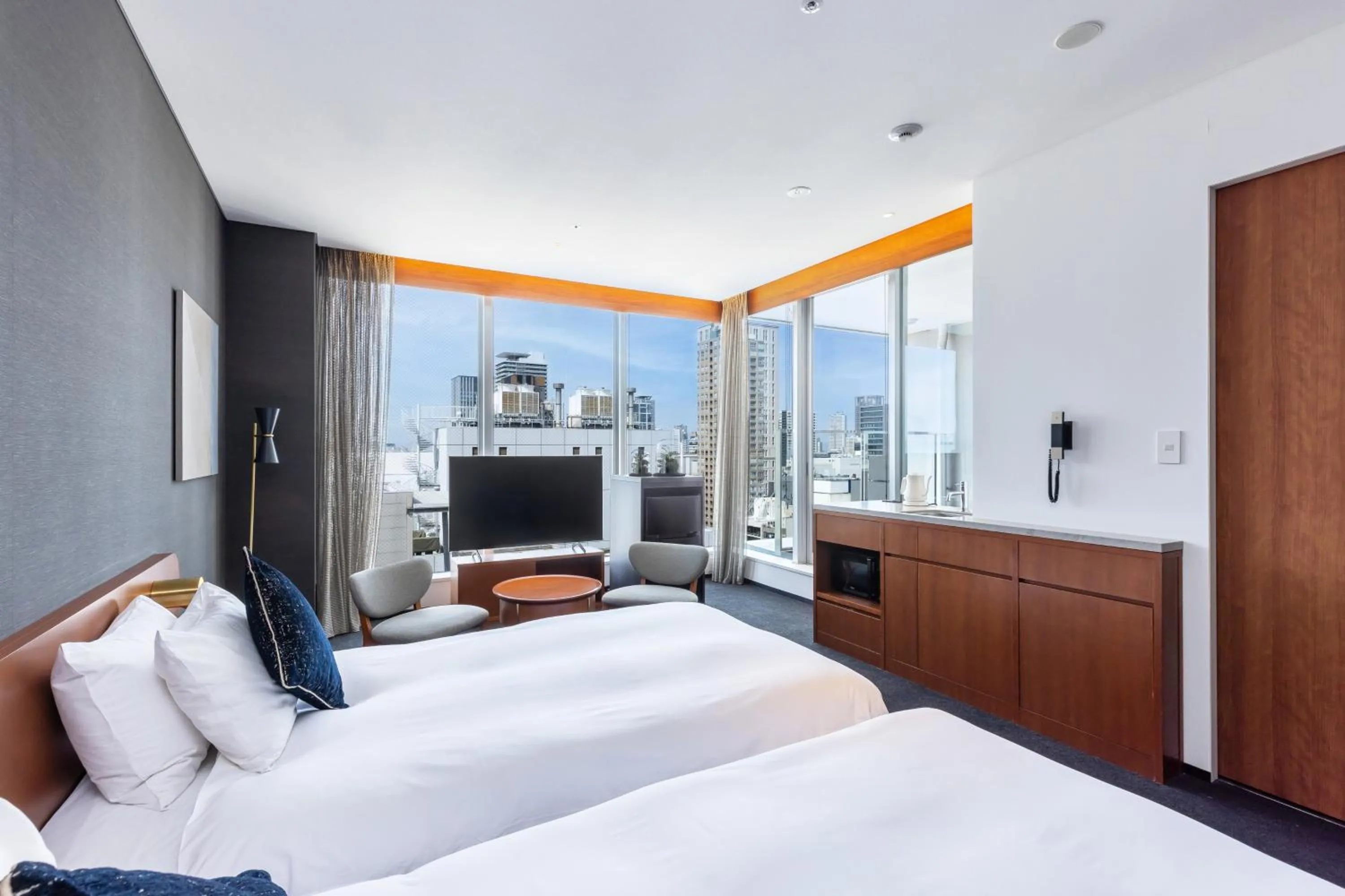 Photo of the whole room, Bed in Tokyu Stay Osaka Hommachi