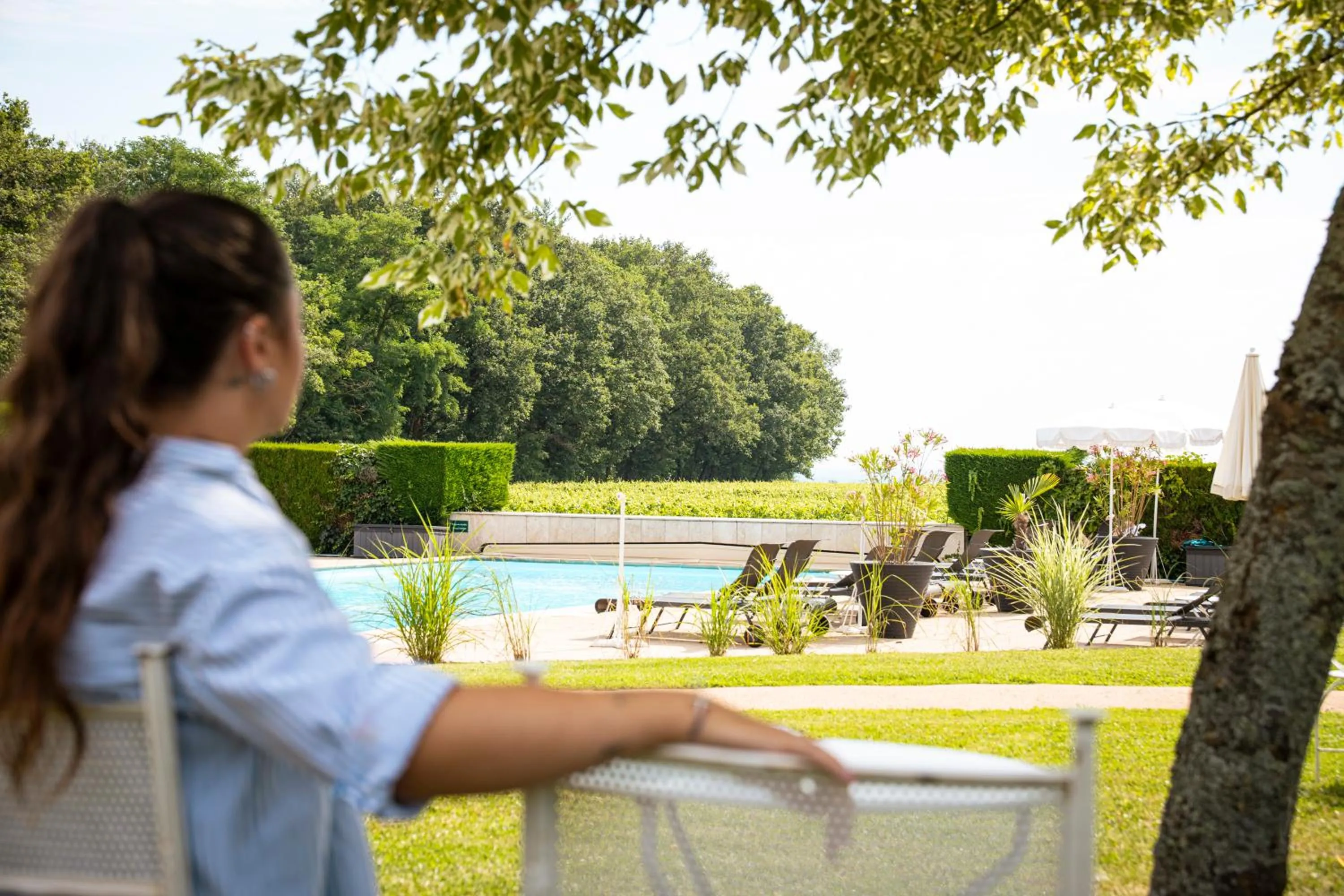 Patio in Château de Pizay