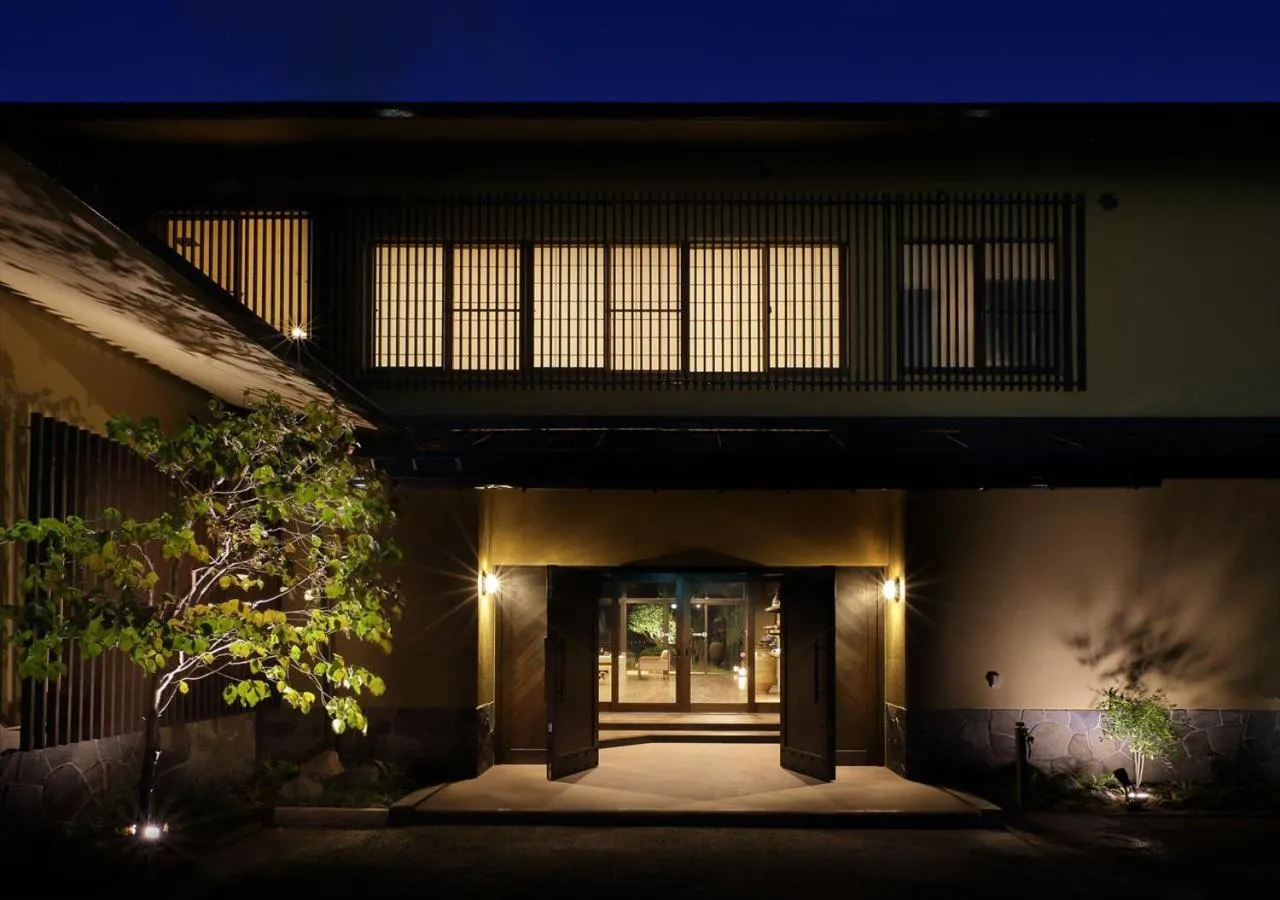 Facade/entrance in Oyado Morinone