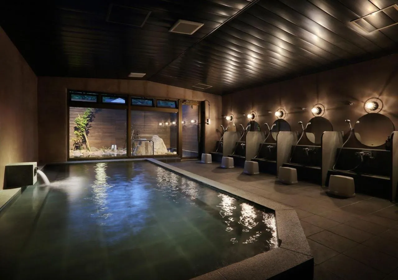 Bathroom in Oyado Morinone