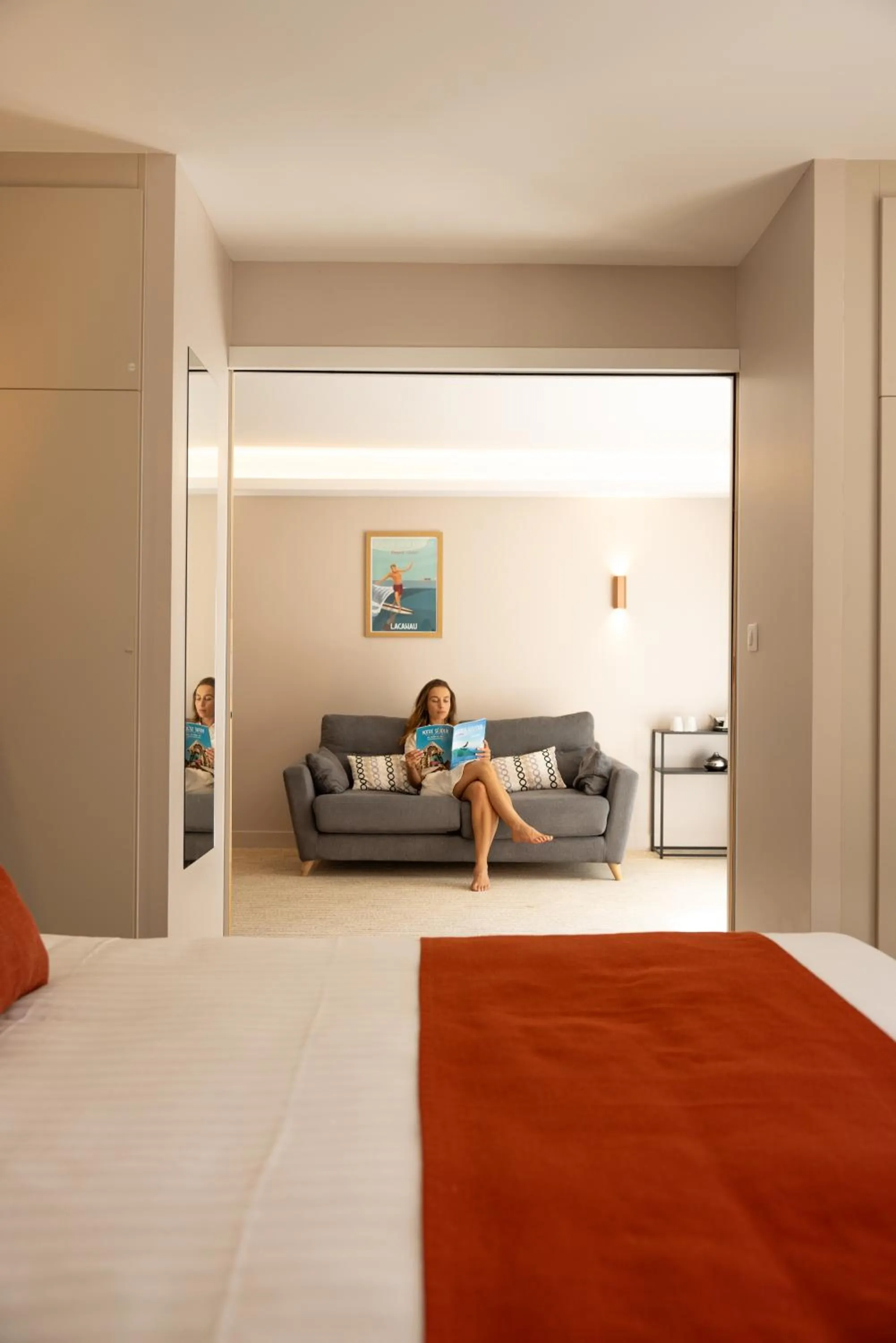 Bed in Hôtel & Spa Vitalparc, The Originals Collection