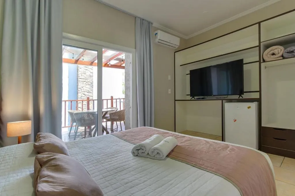 Bed in Pousada Vô Jaques