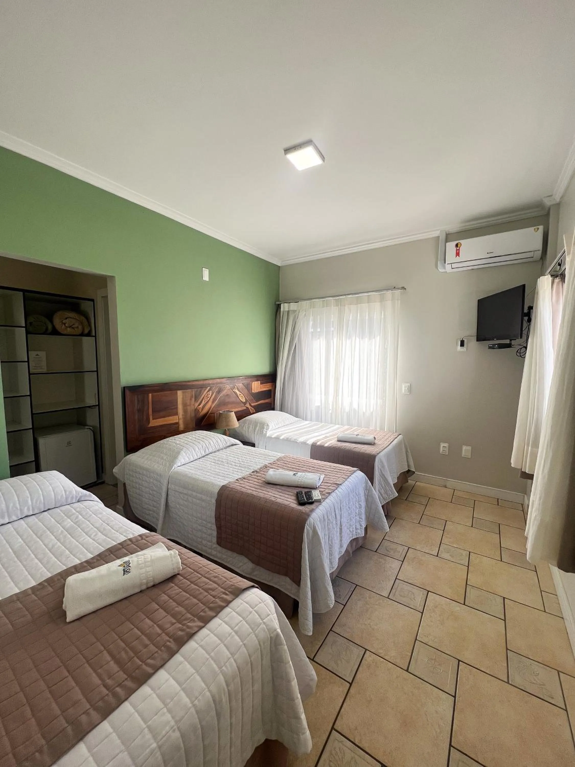 Bed in Pousada Vô Jaques