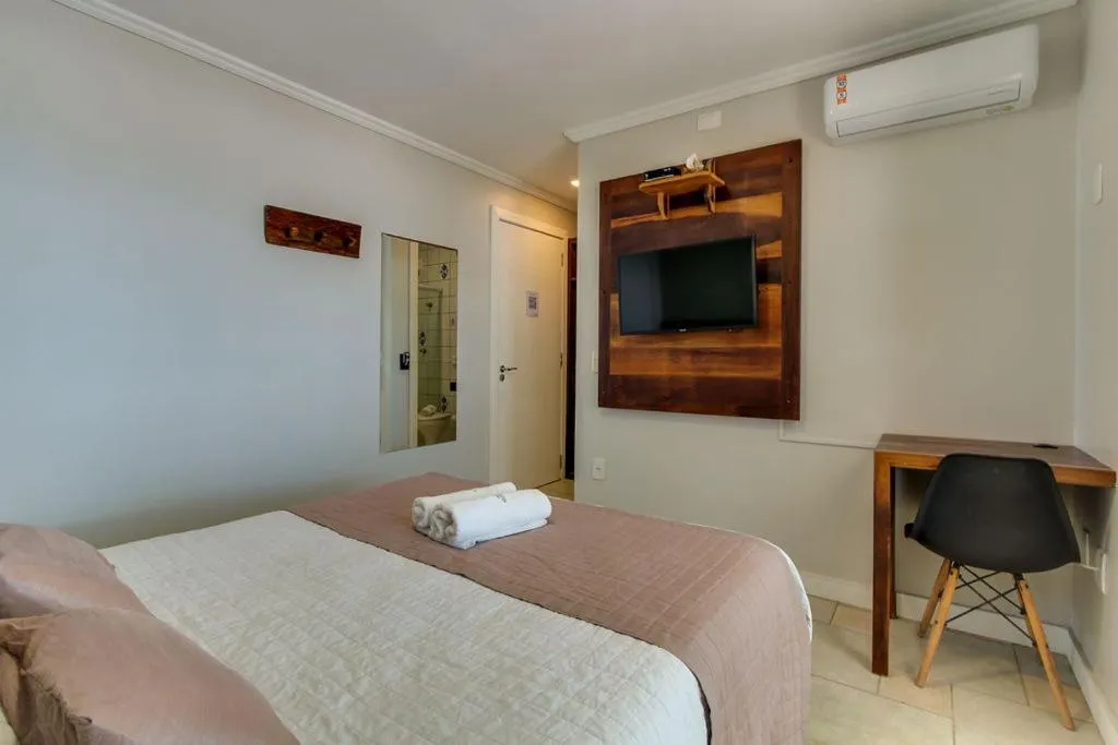 Bed in Pousada Vô Jaques