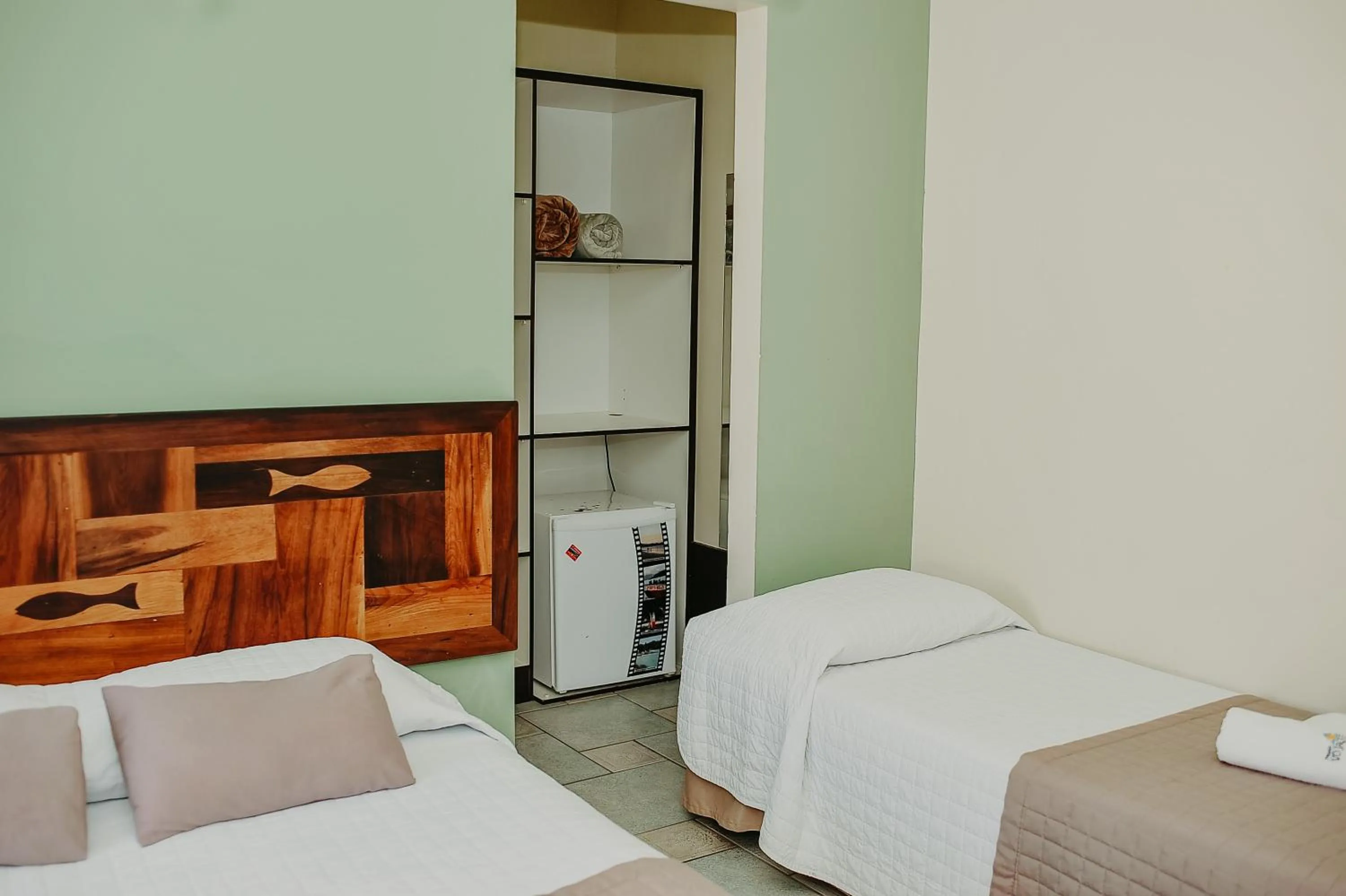 Bed in Pousada Vô Jaques