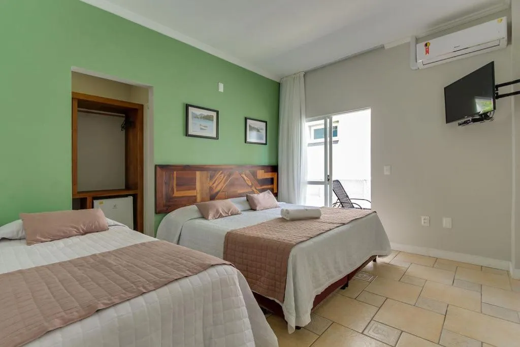 Bed in Pousada Vô Jaques