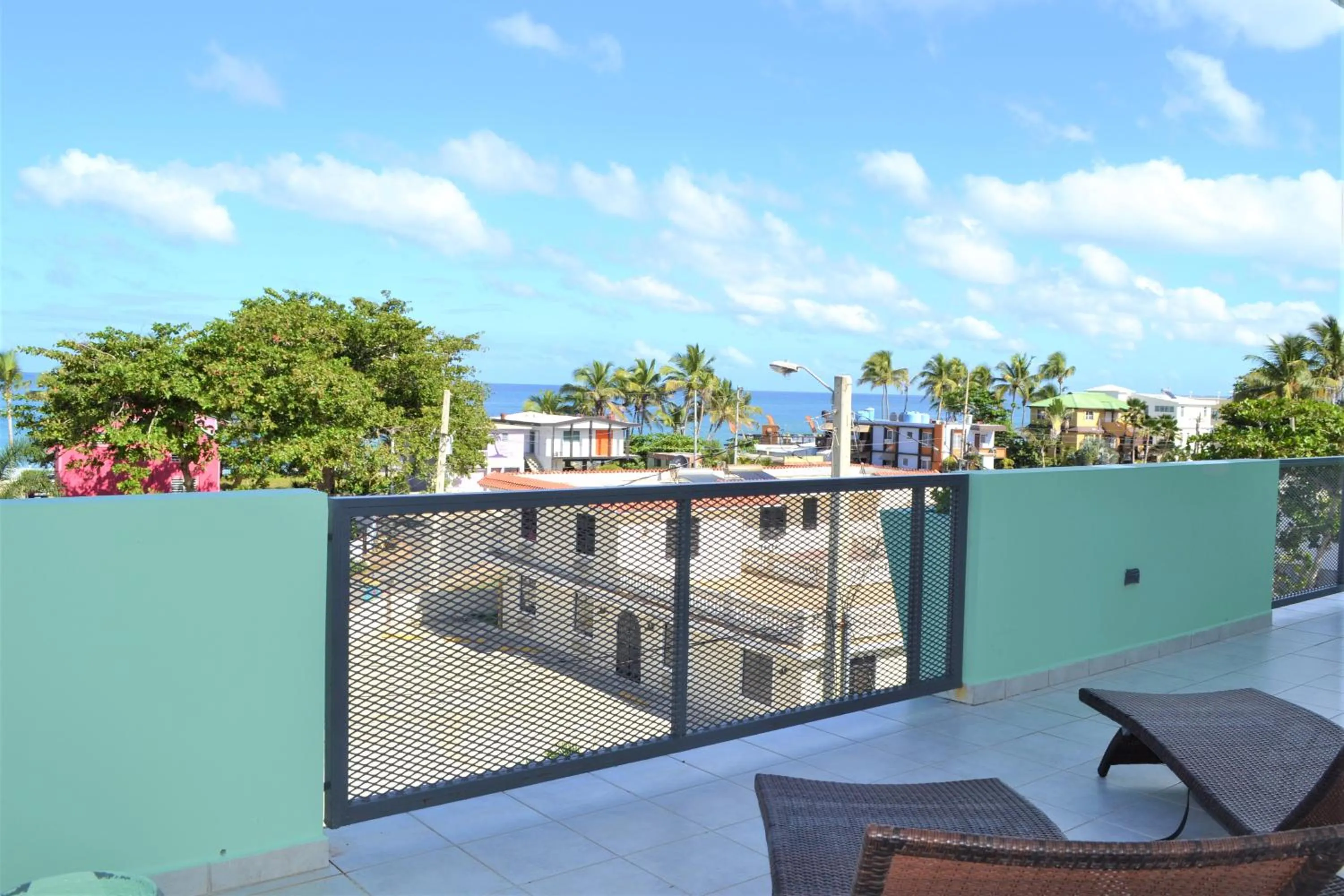 Balcony/Terrace in Casa Verde Hotel - Steps to the Beach, Pool, Restaurant & Bar