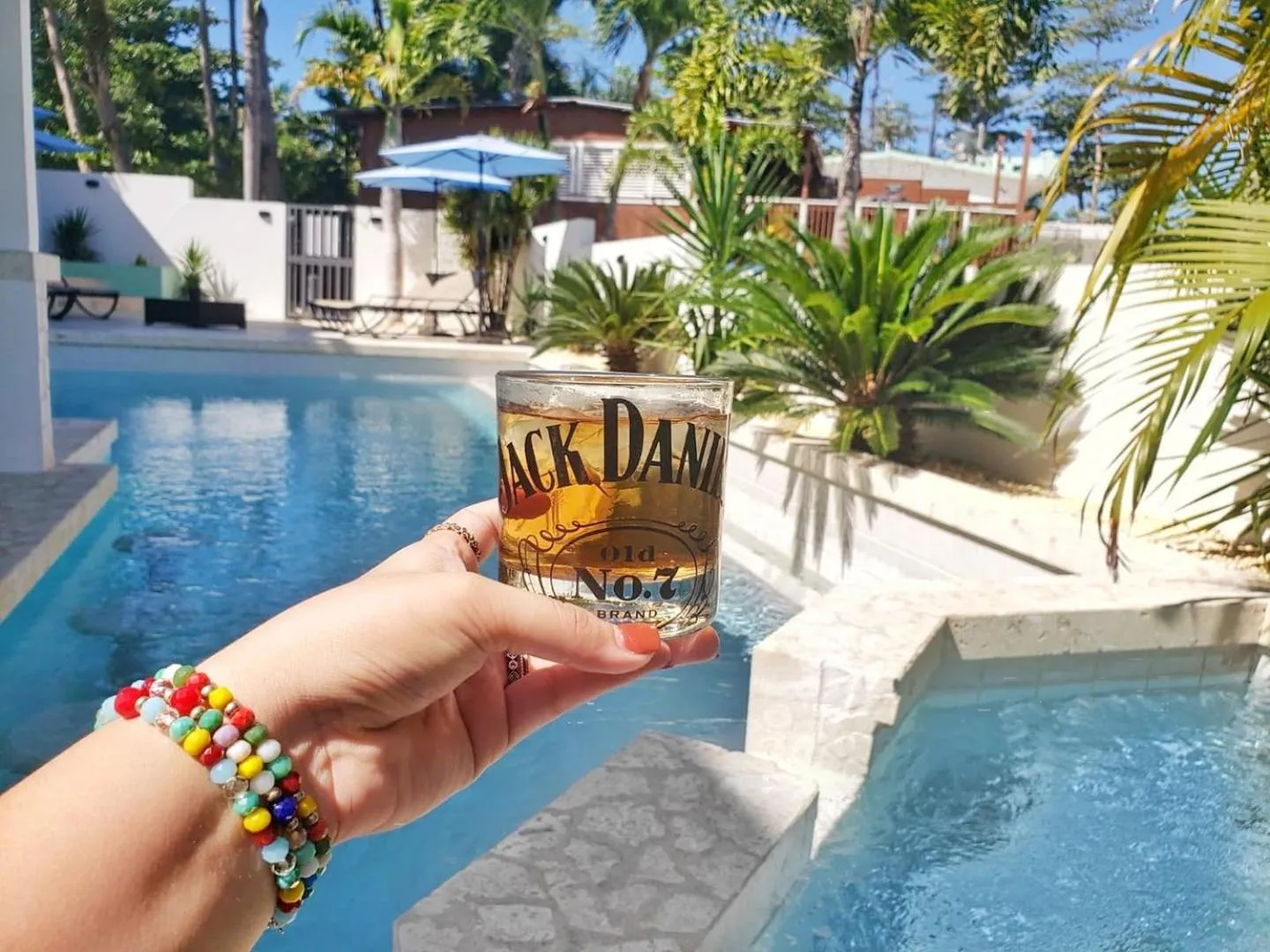 Swimming pool in Casa Verde Hotel - Steps to the Beach, Pool, Restaurant & Bar