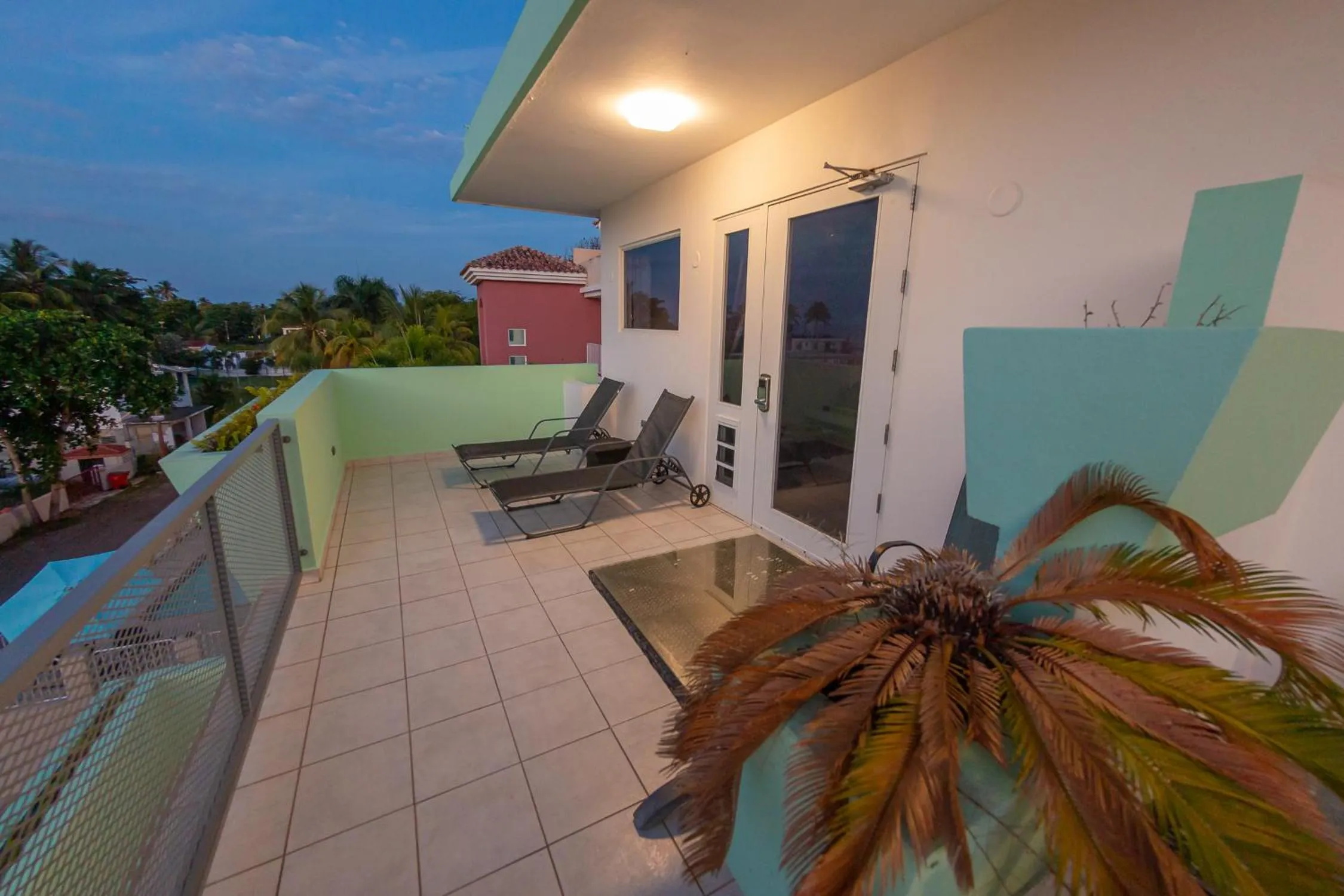 Balcony/Terrace in Casa Verde Hotel - Steps to the Beach, Pool, Restaurant & Bar