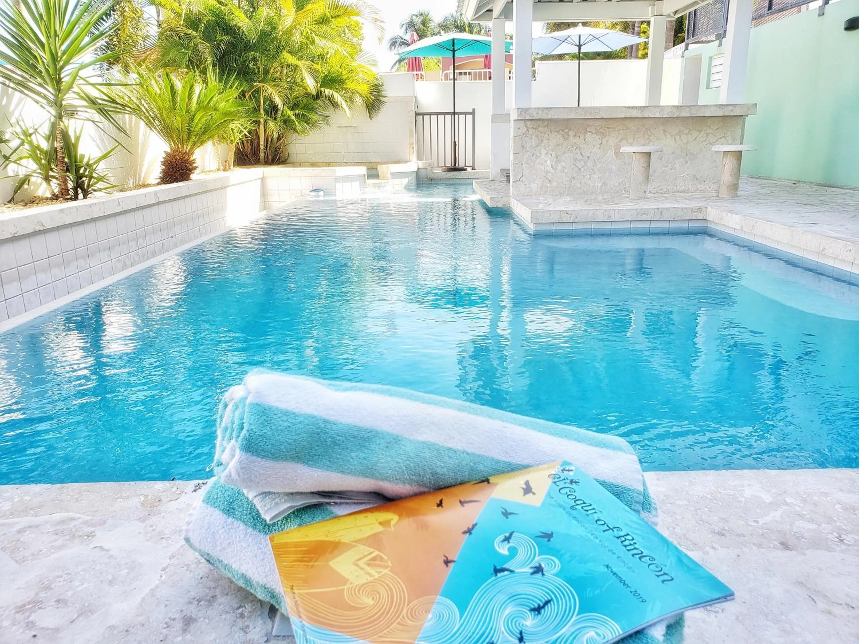 Pool view in Casa Verde Hotel - Steps to the Beach, Pool, Restaurant & Bar