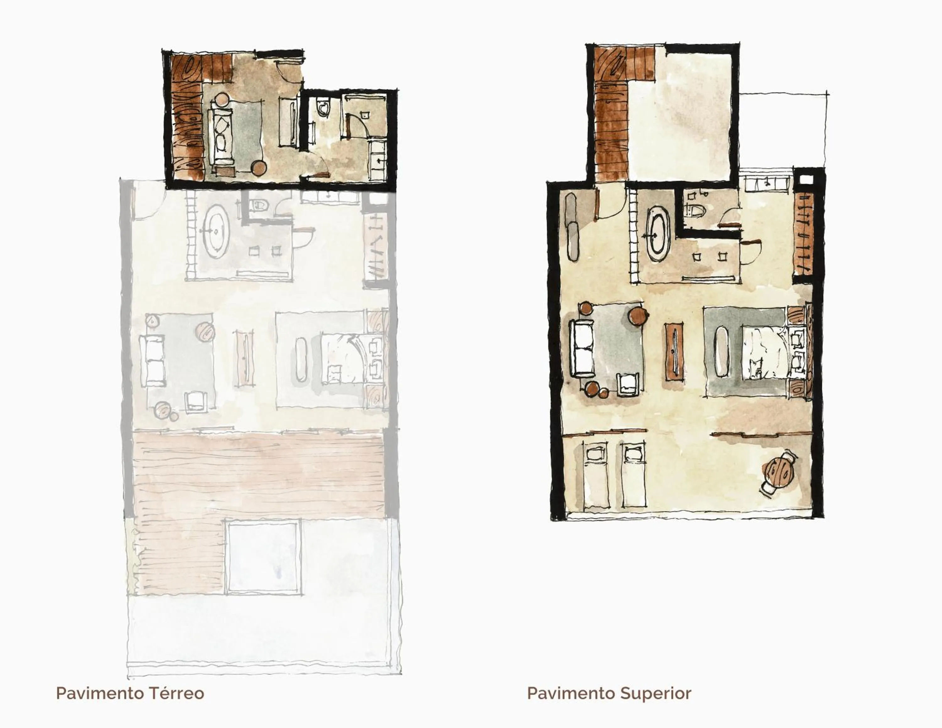 Floor plan in Carmel Taíba Exclusive Resort