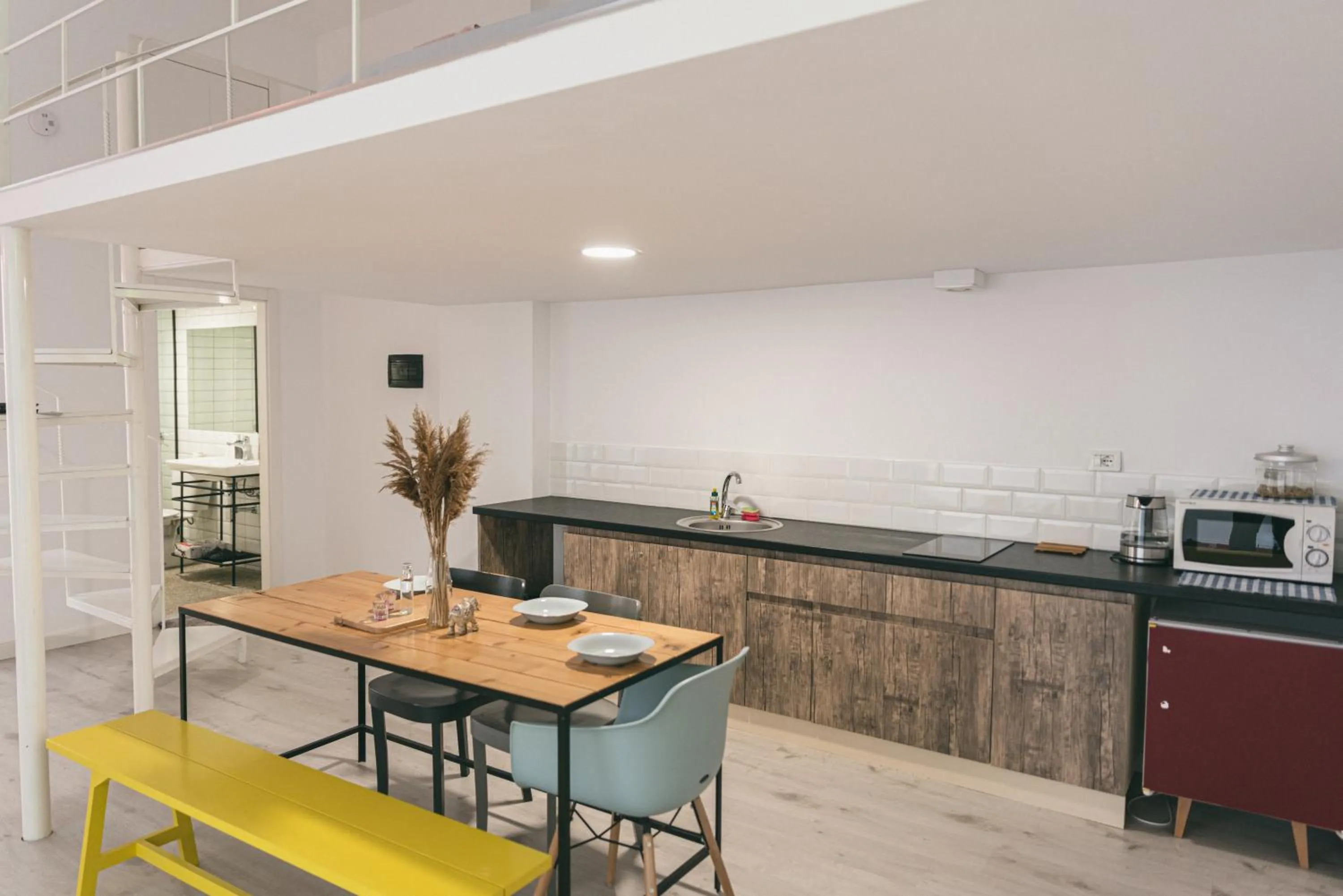 Kitchen or kitchenette in Sun&Moon Ohridlake Apartments