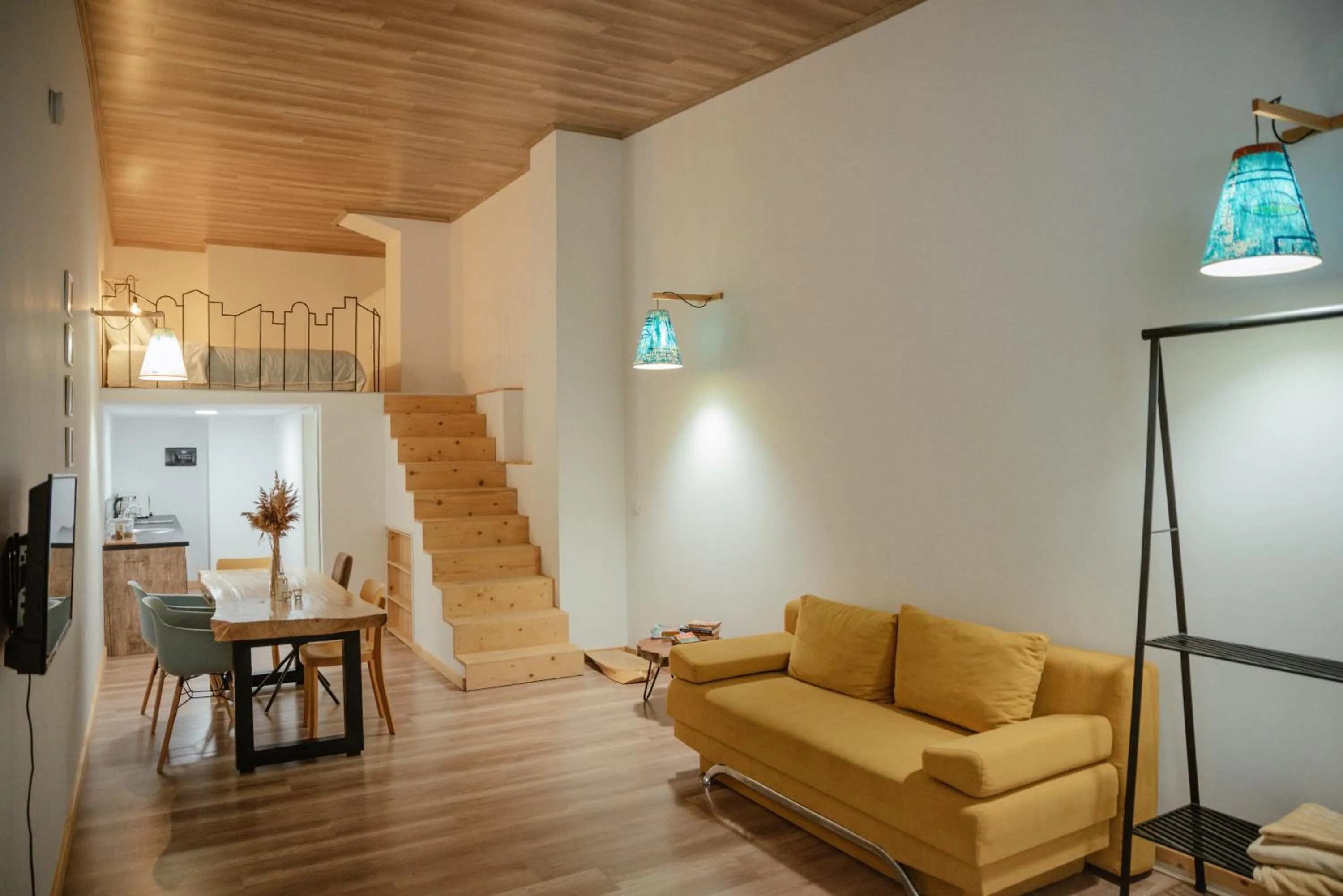 Living room in Sun&Moon Ohridlake Apartments