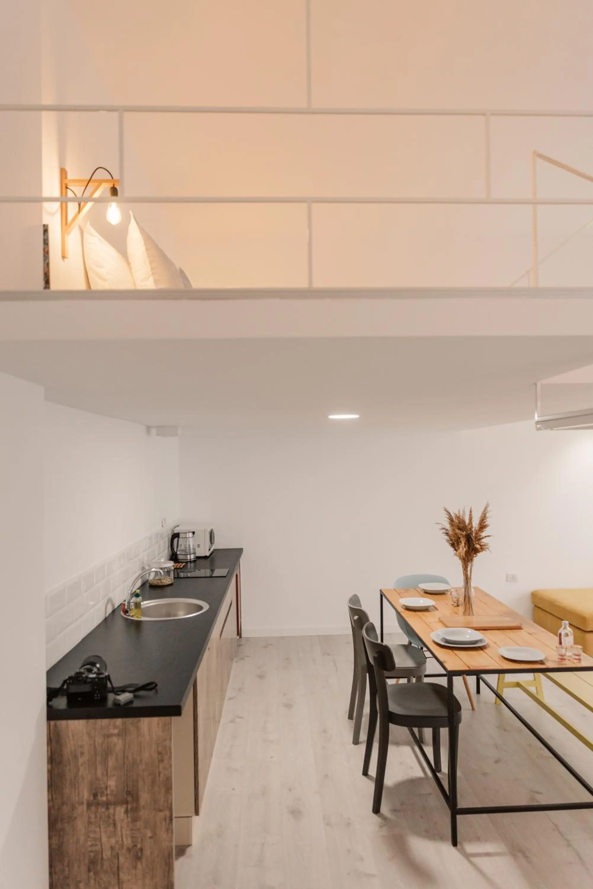 Kitchen or kitchenette in Sun&Moon Ohridlake Apartments