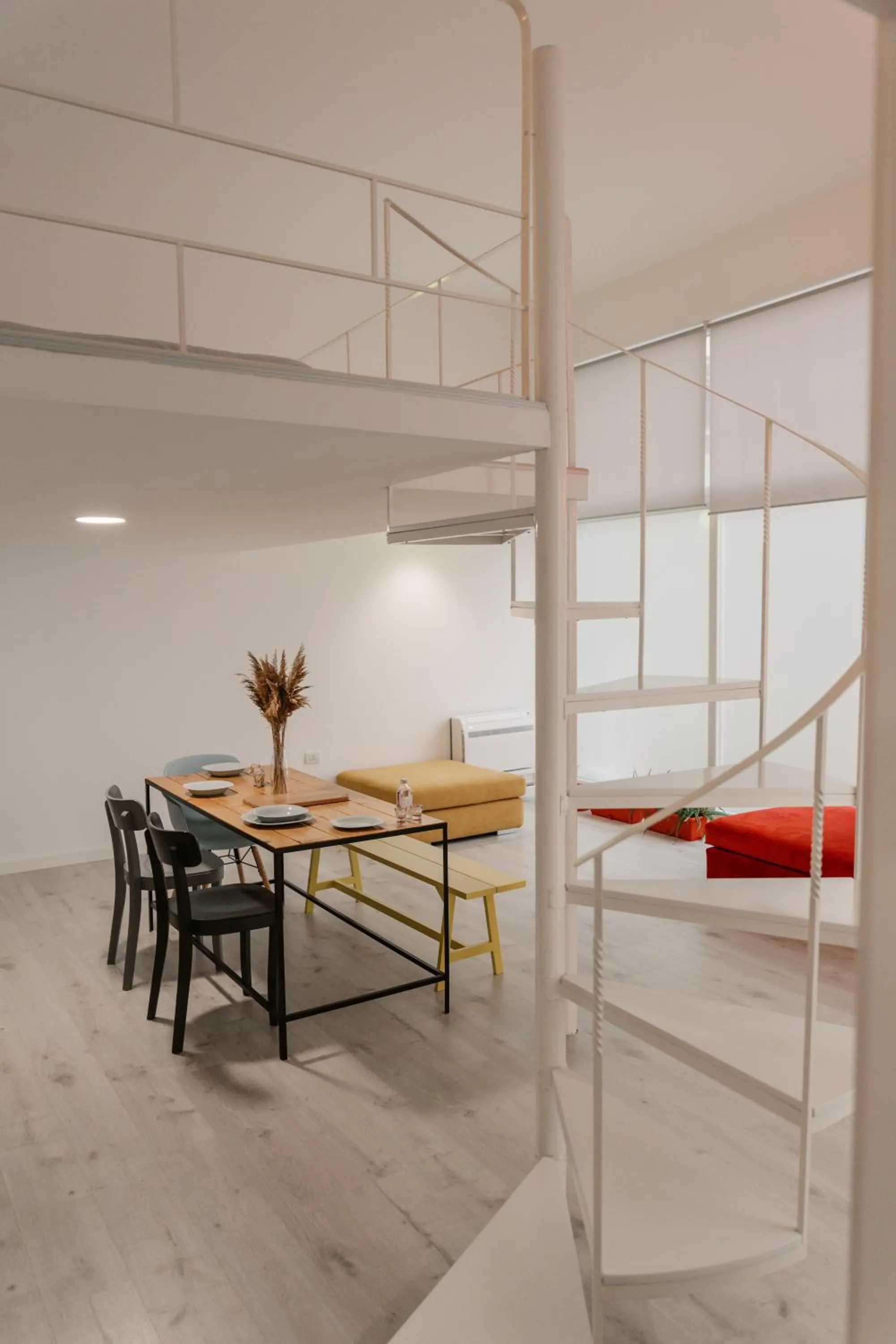 Dining area, Bed in Sun&Moon Ohridlake Apartments